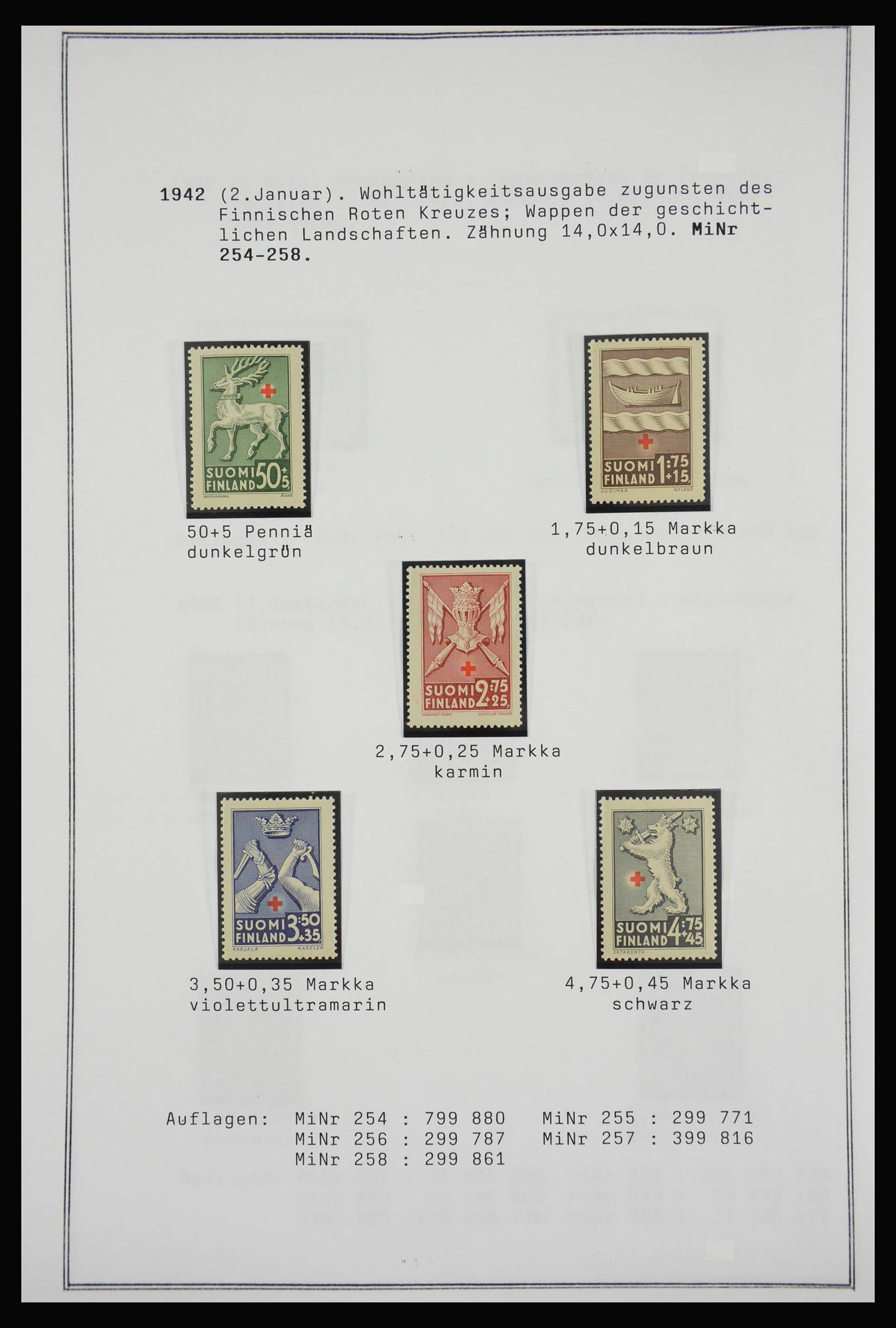 27925 070 - 27925 Scandinavië 1855-1957.