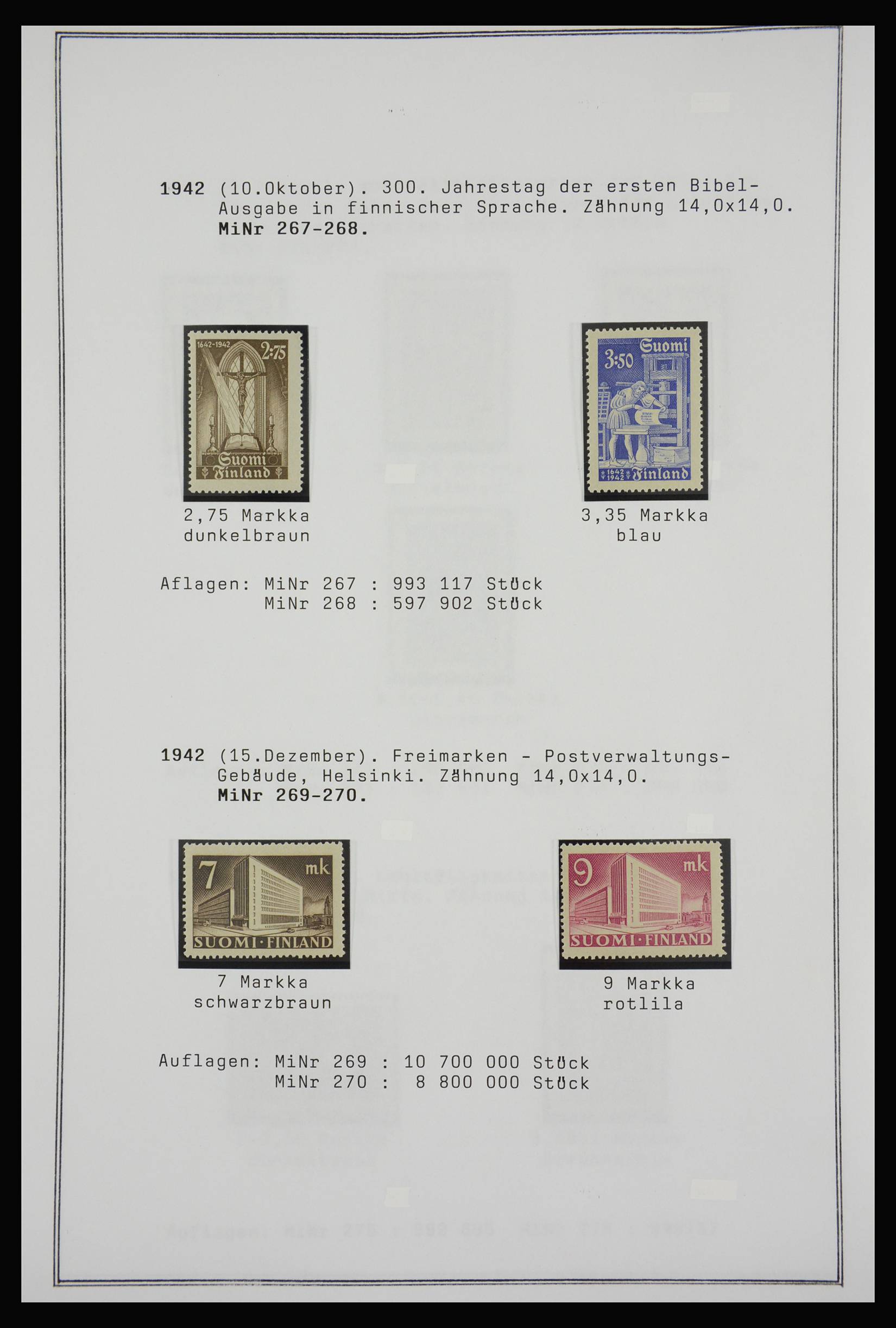 27925 073 - 27925 Scandinavië 1855-1957.