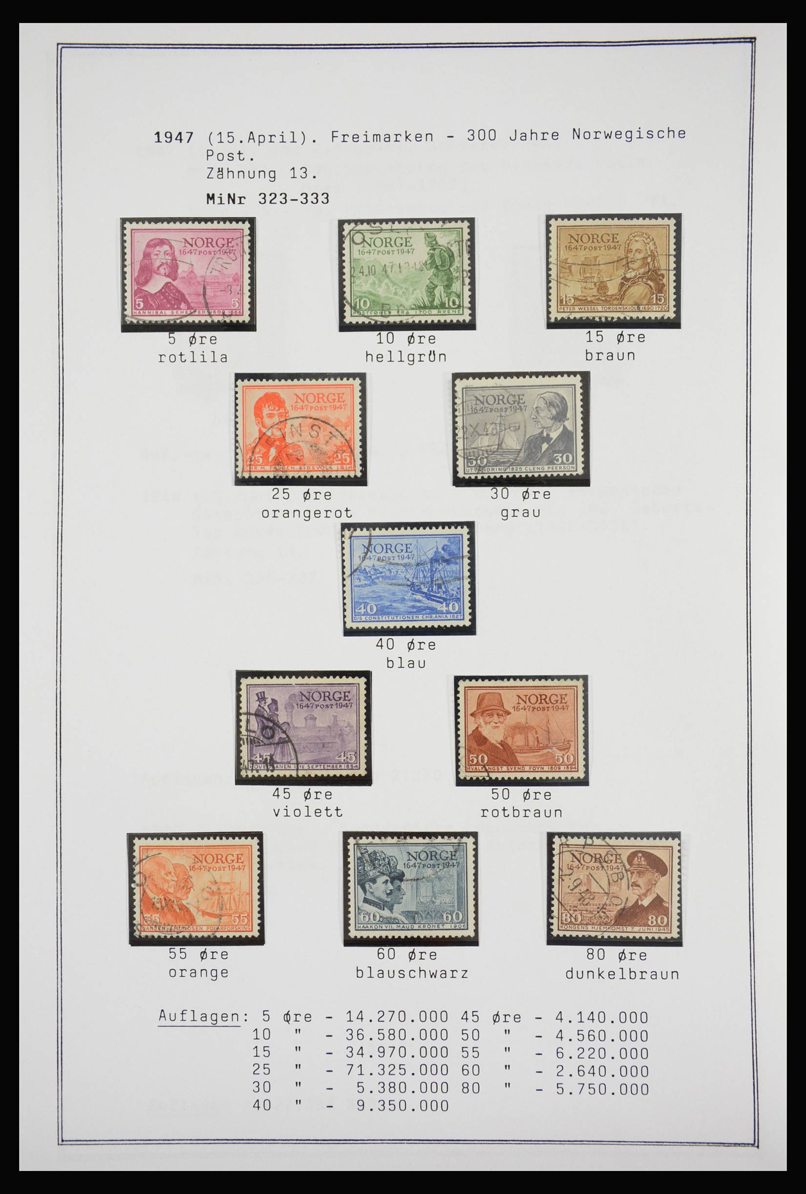 27925 197 - 27925 Scandinavia 1855-1957.