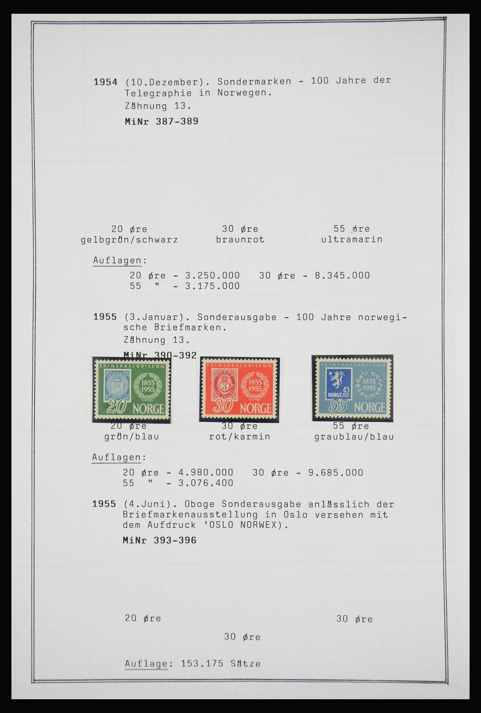 27925 213 - 27925 Scandinavia 1855-1957.