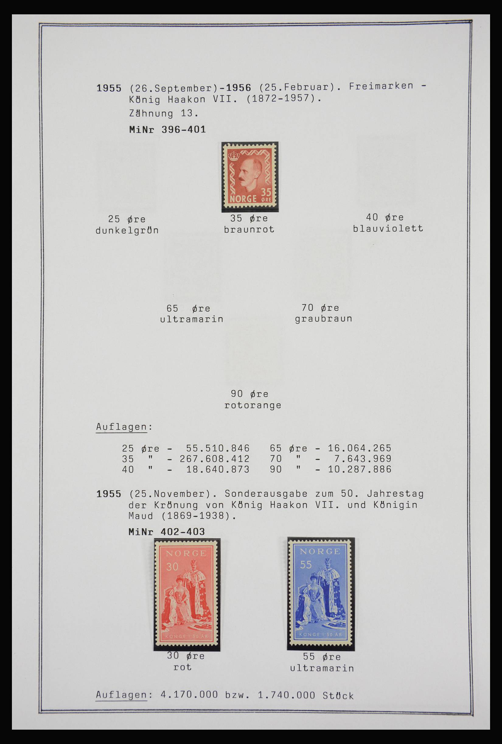 27925 216 - 27925 Scandinavië 1855-1957.