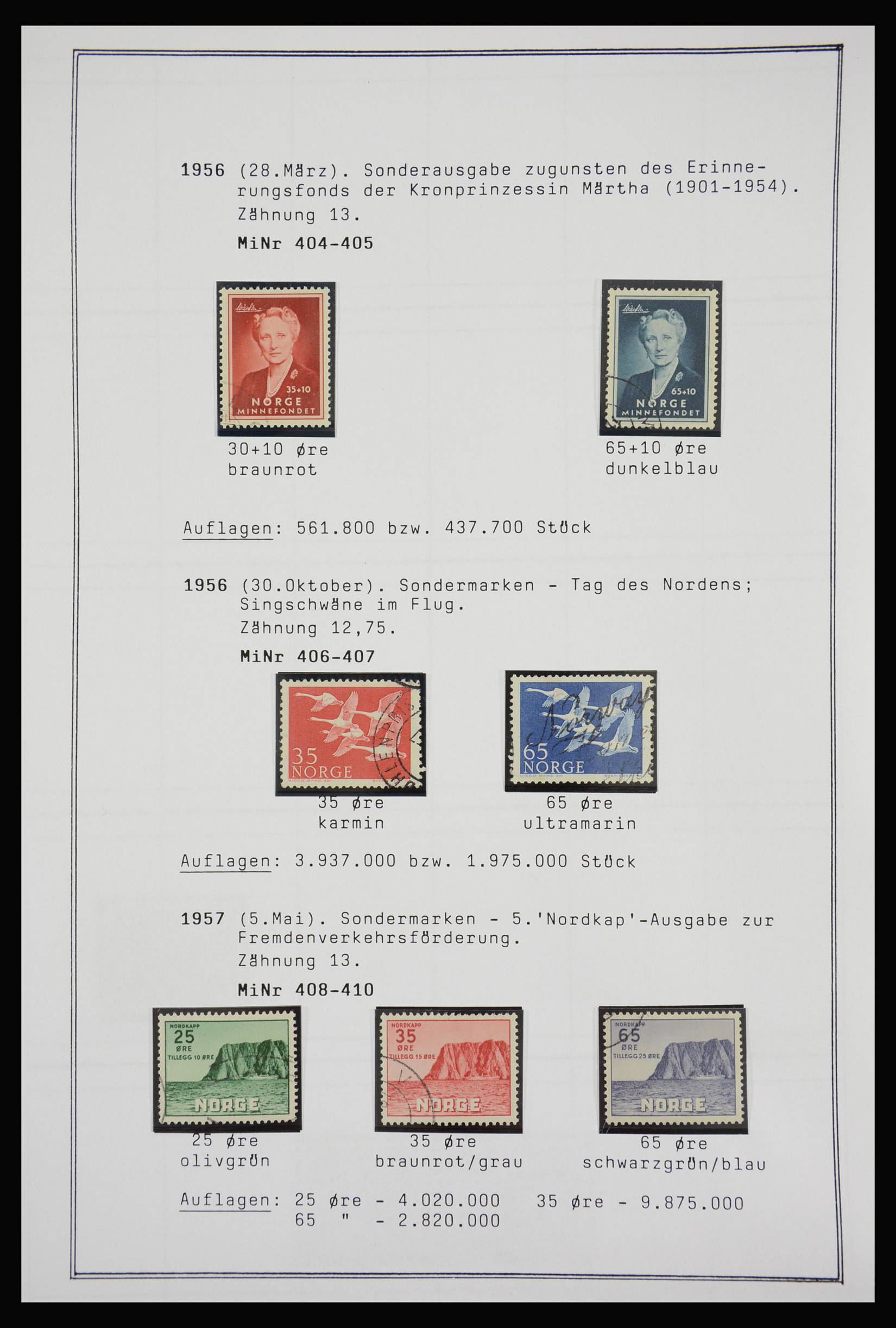 27925 219 - 27925 Scandinavia 1855-1957.
