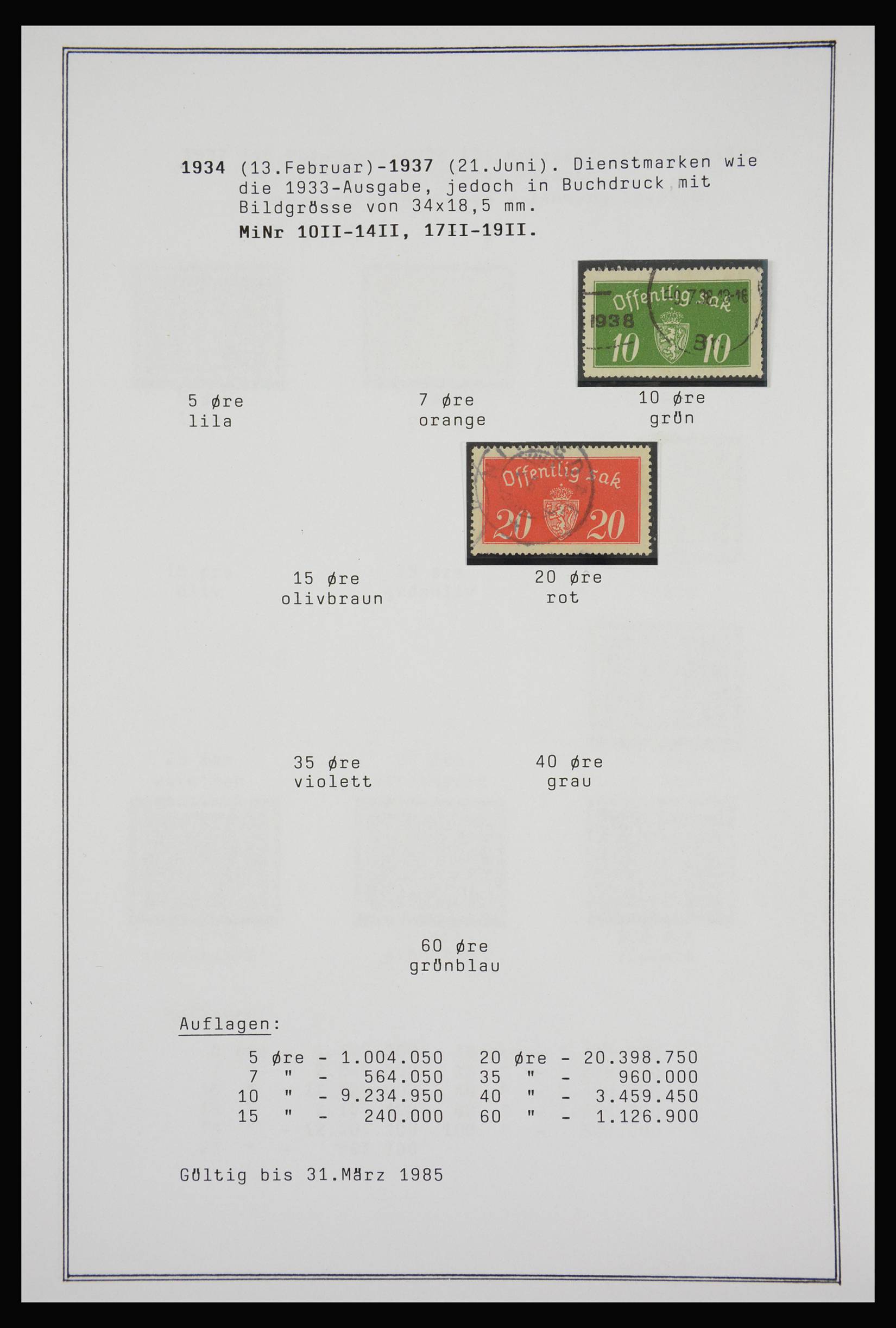 27925 226 - 27925 Scandinavia 1855-1957.