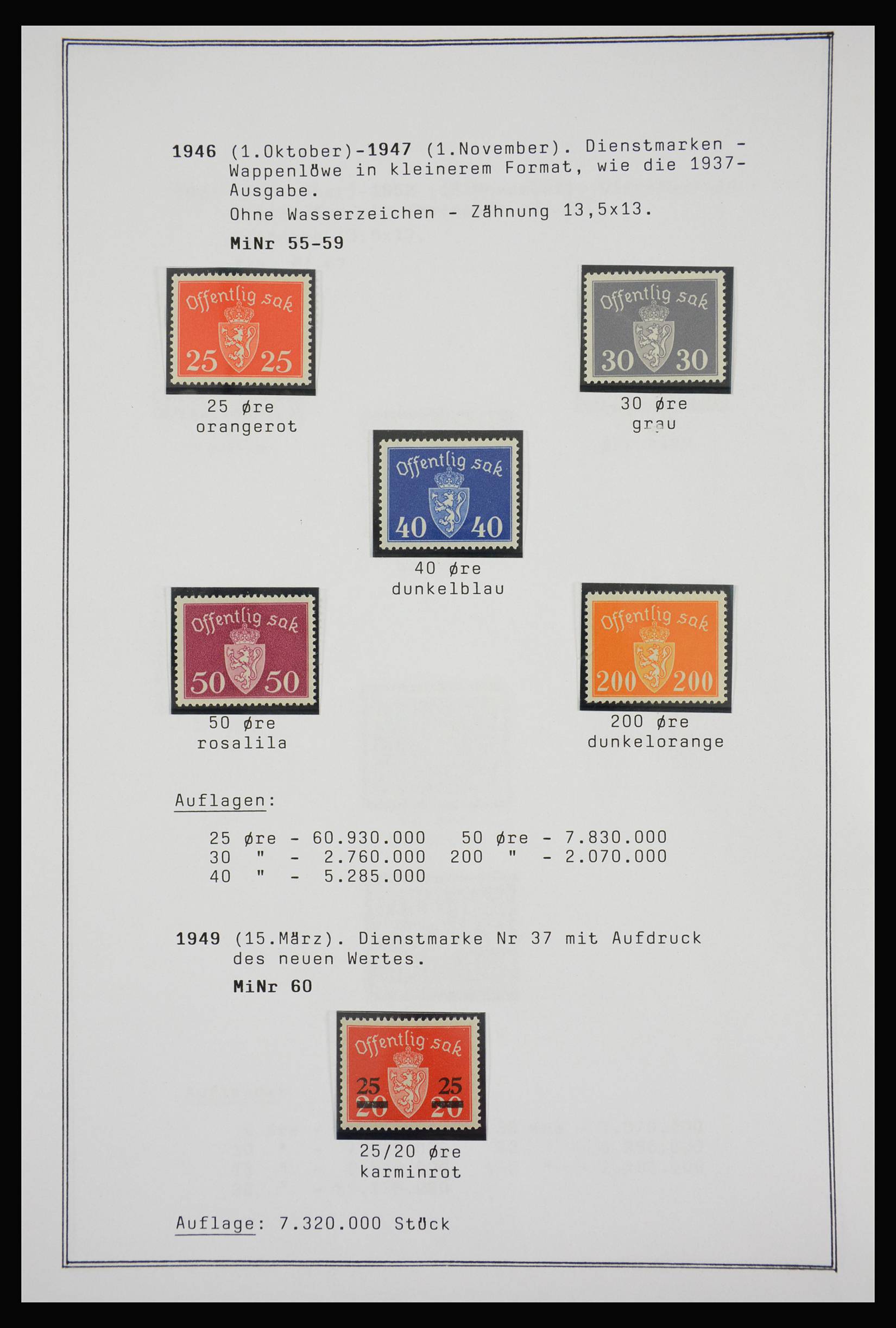 27925 234 - 27925 Scandinavië 1855-1957.