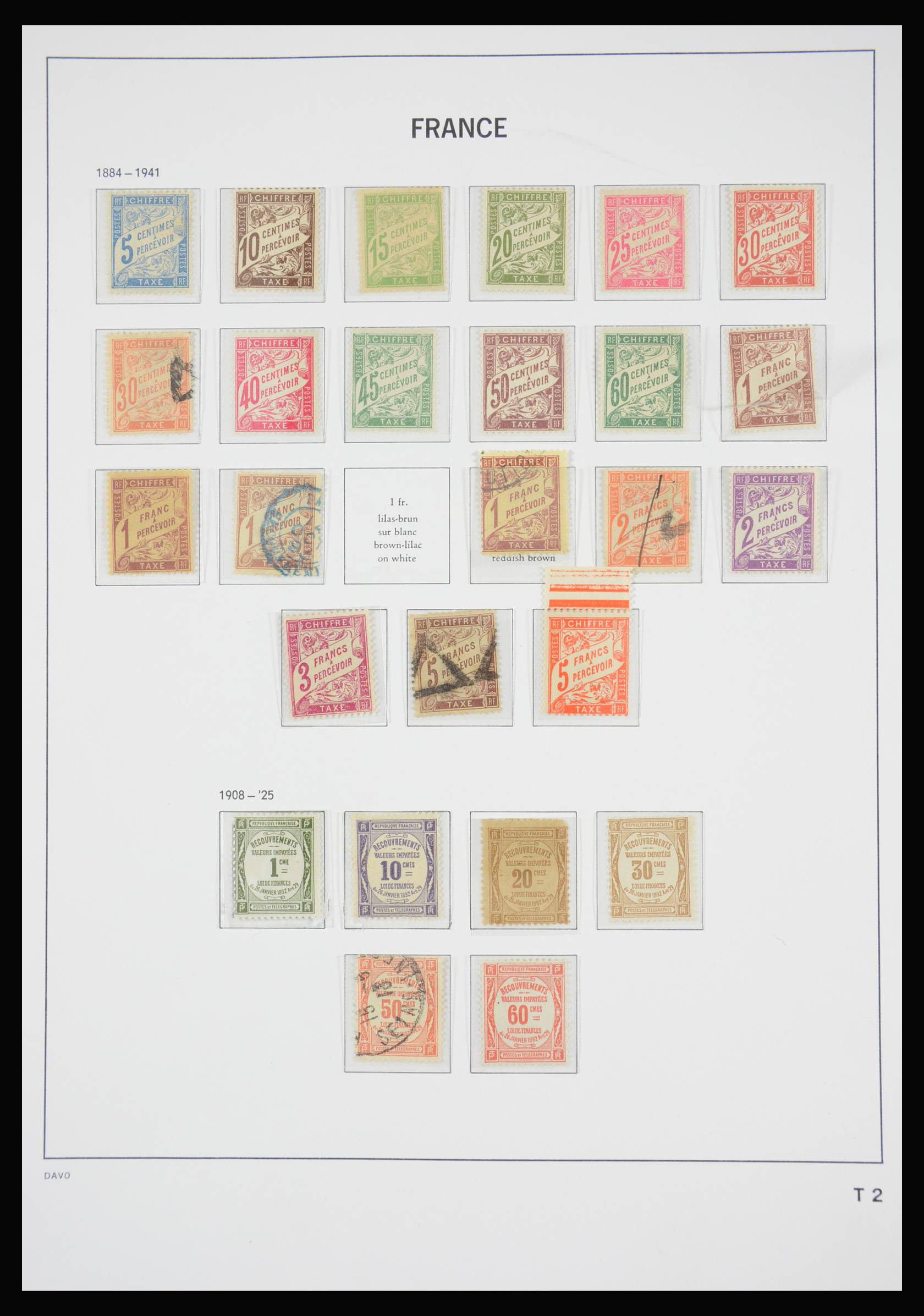 27971 004 - 27971 France postage dues 1859-1946.