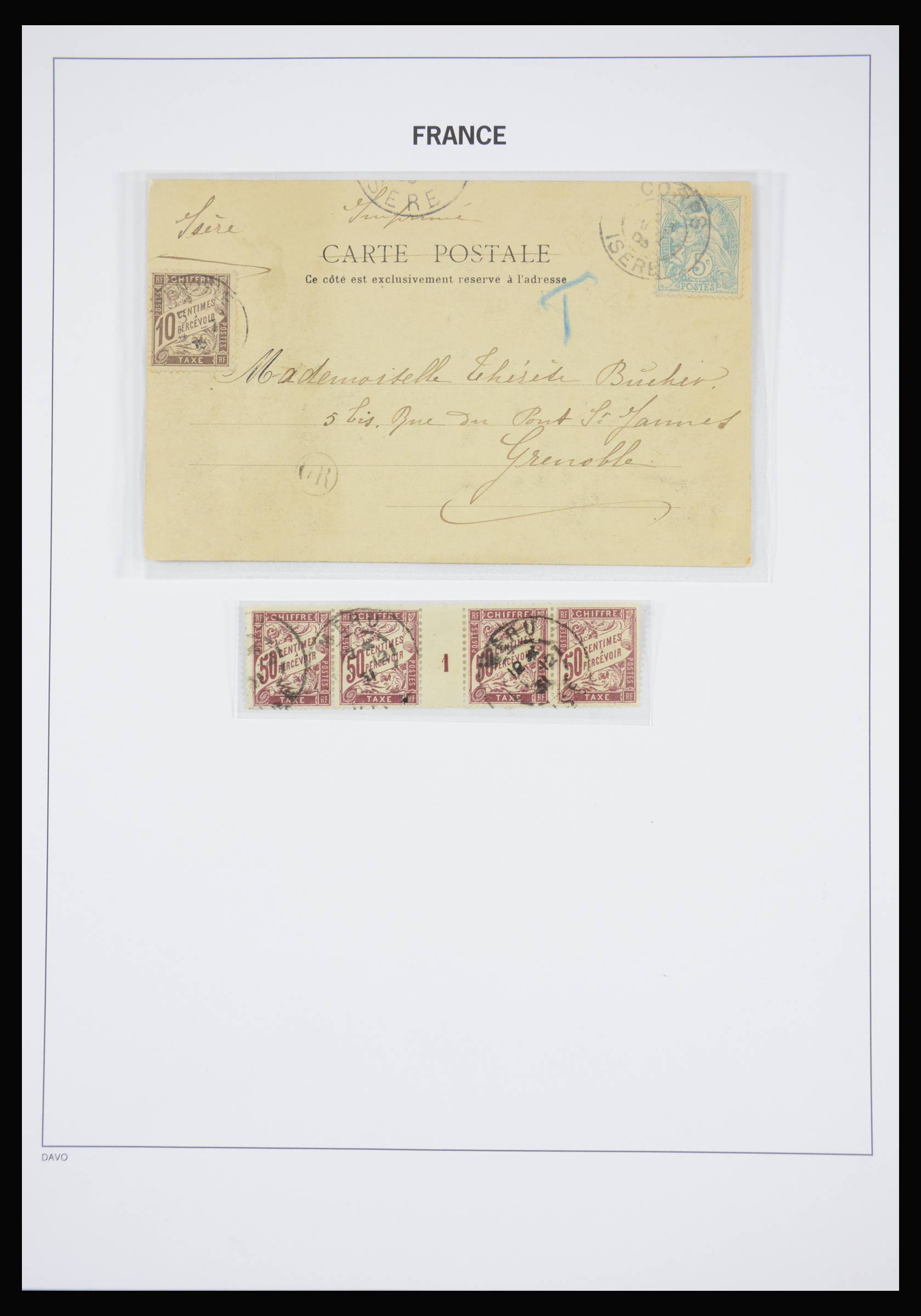 27971 005 - 27971 France postage dues 1859-1946.