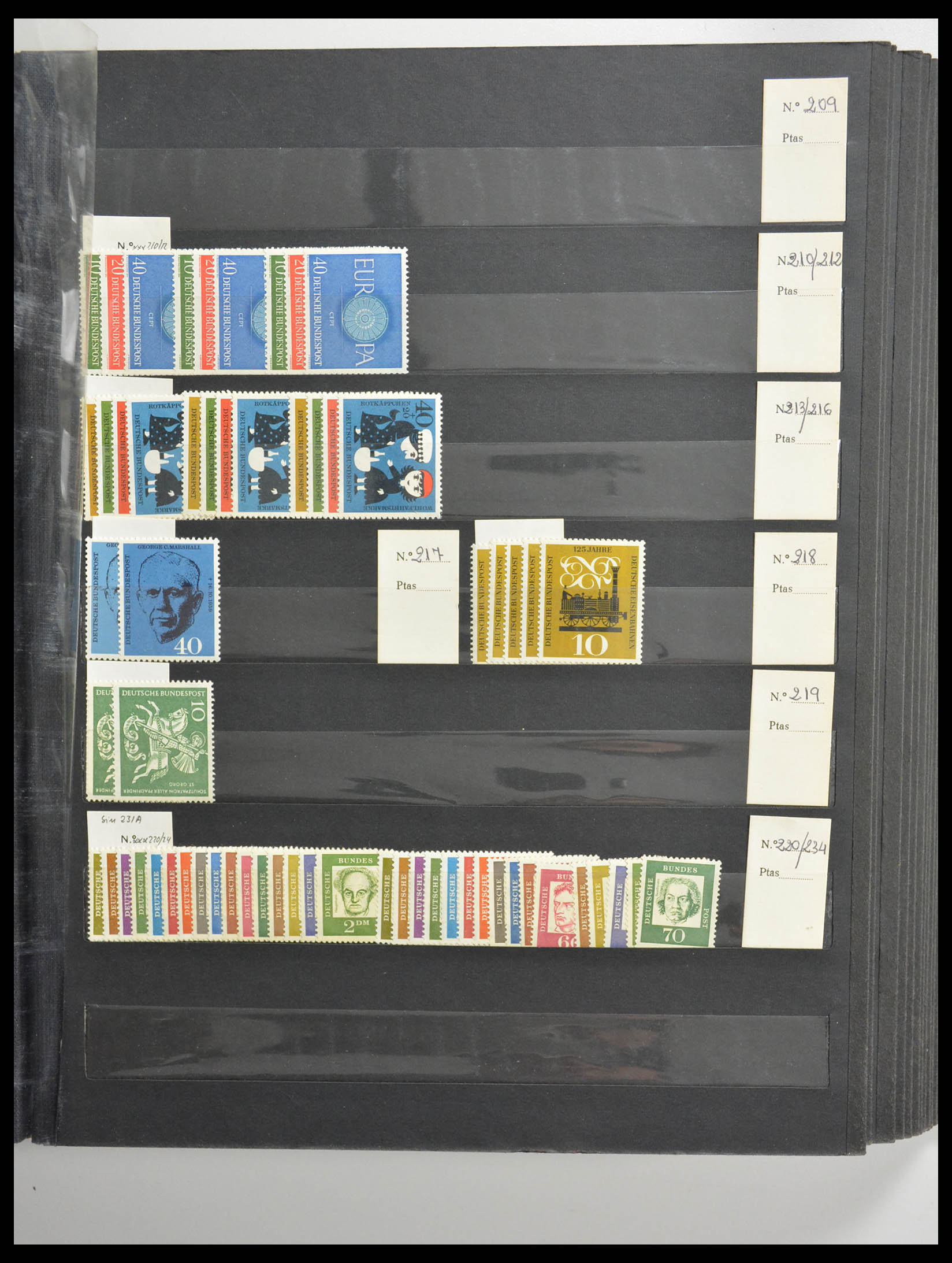 28122 014 - 28122 Bundespost 1948-1983.