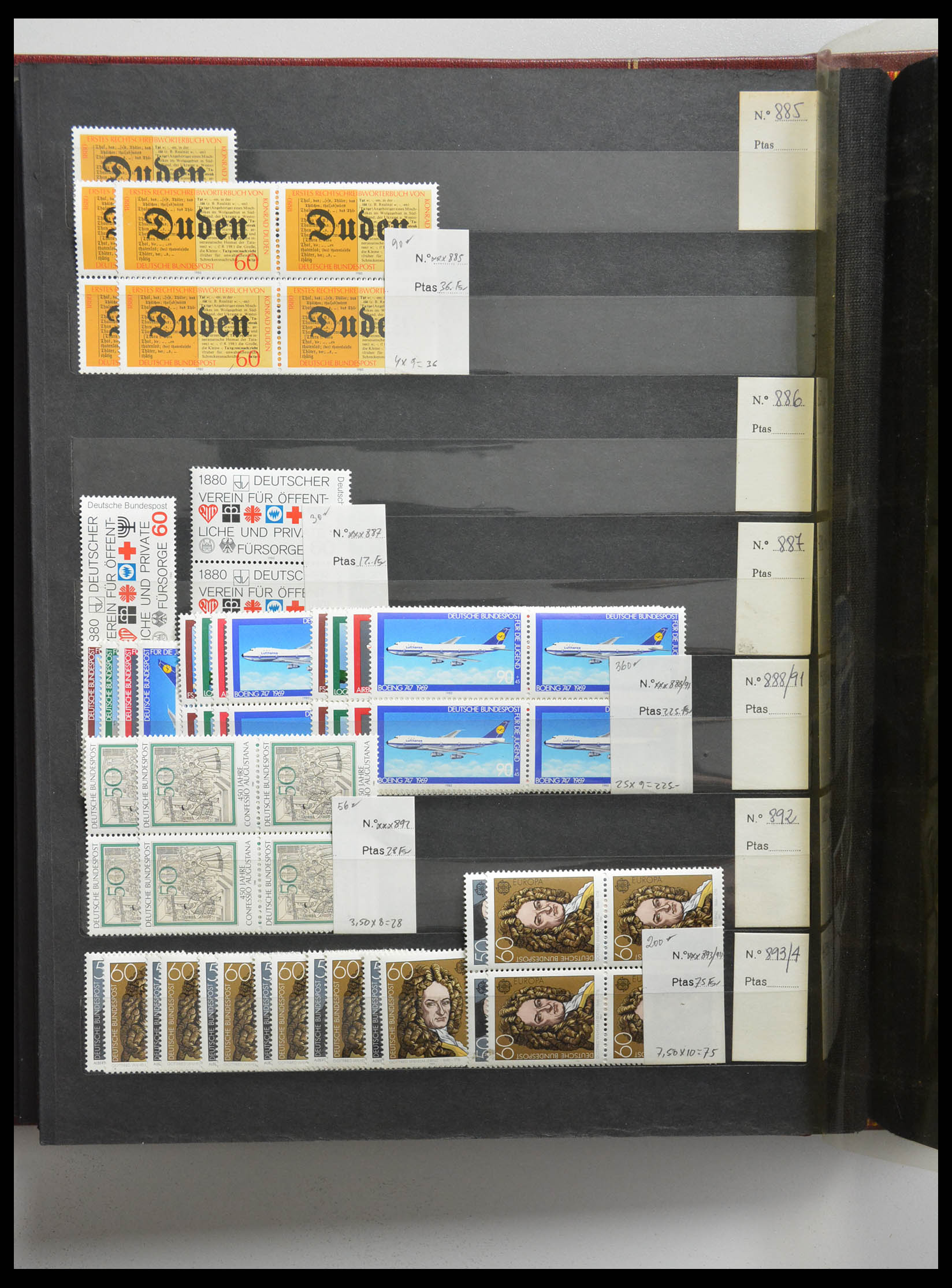 28122 048 - 28122 Bundespost 1948-1983.