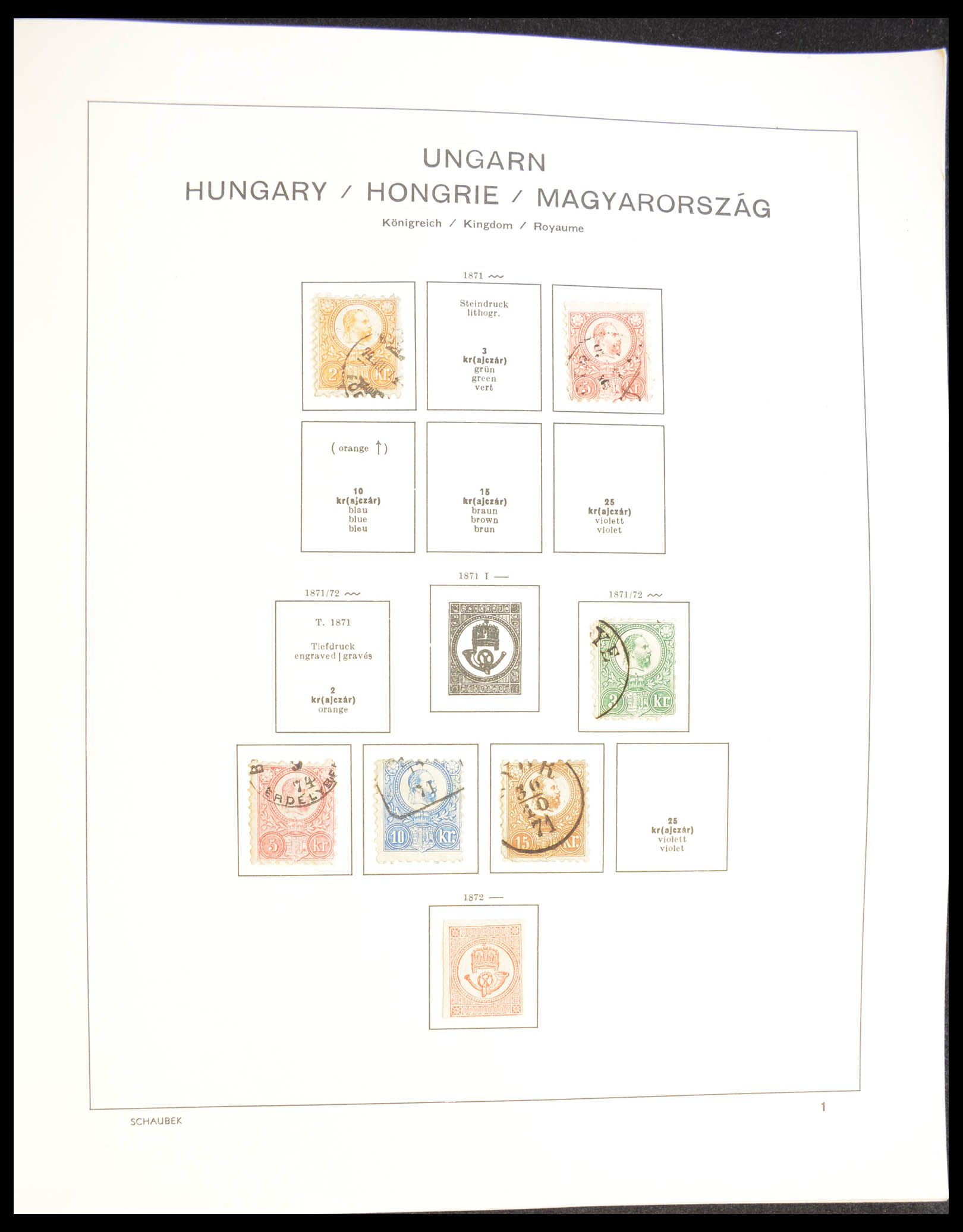 28300 001 - 28300 Hongarije 1871-1980.
