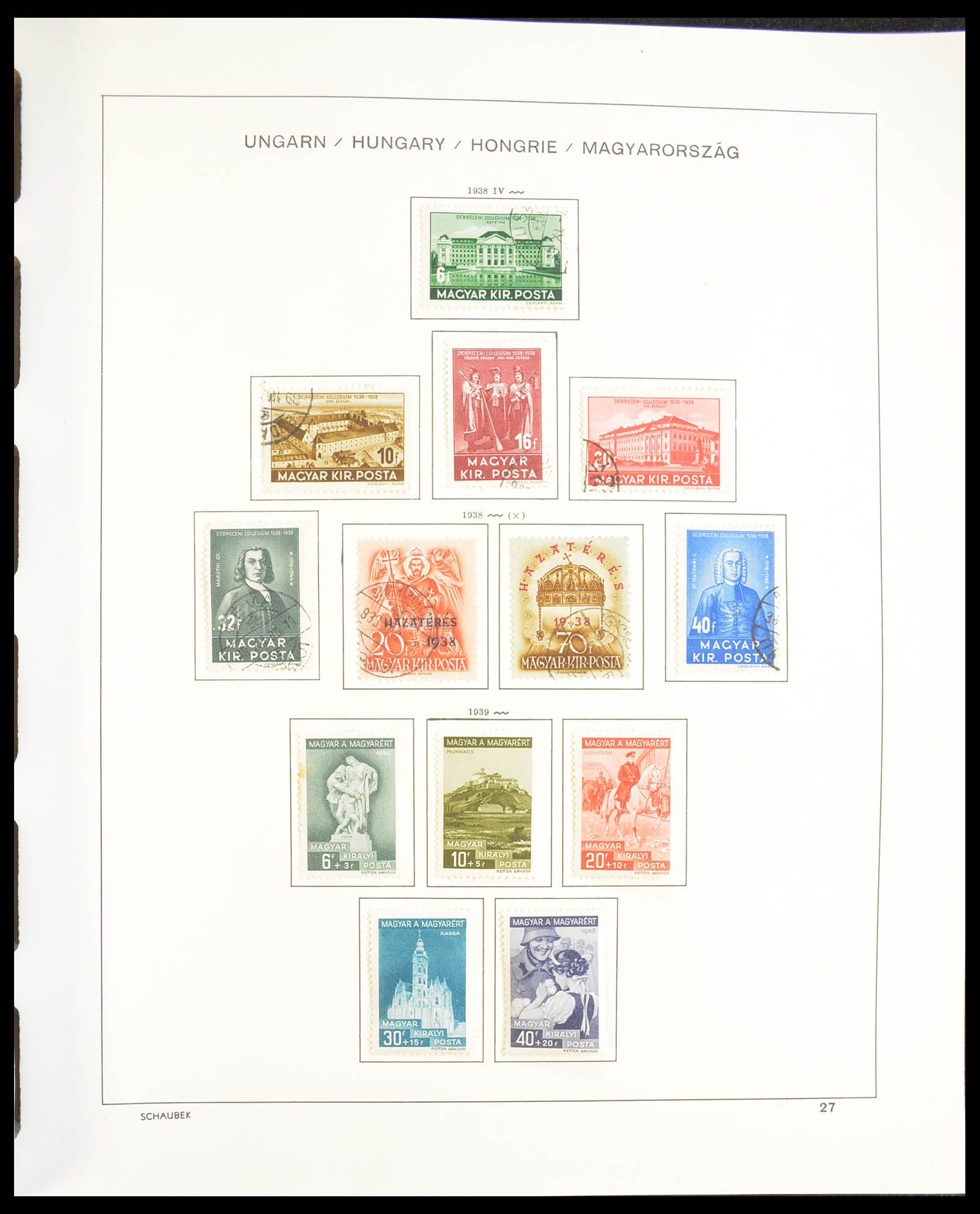 28300 038 - 28300 Hongarije 1871-1980.
