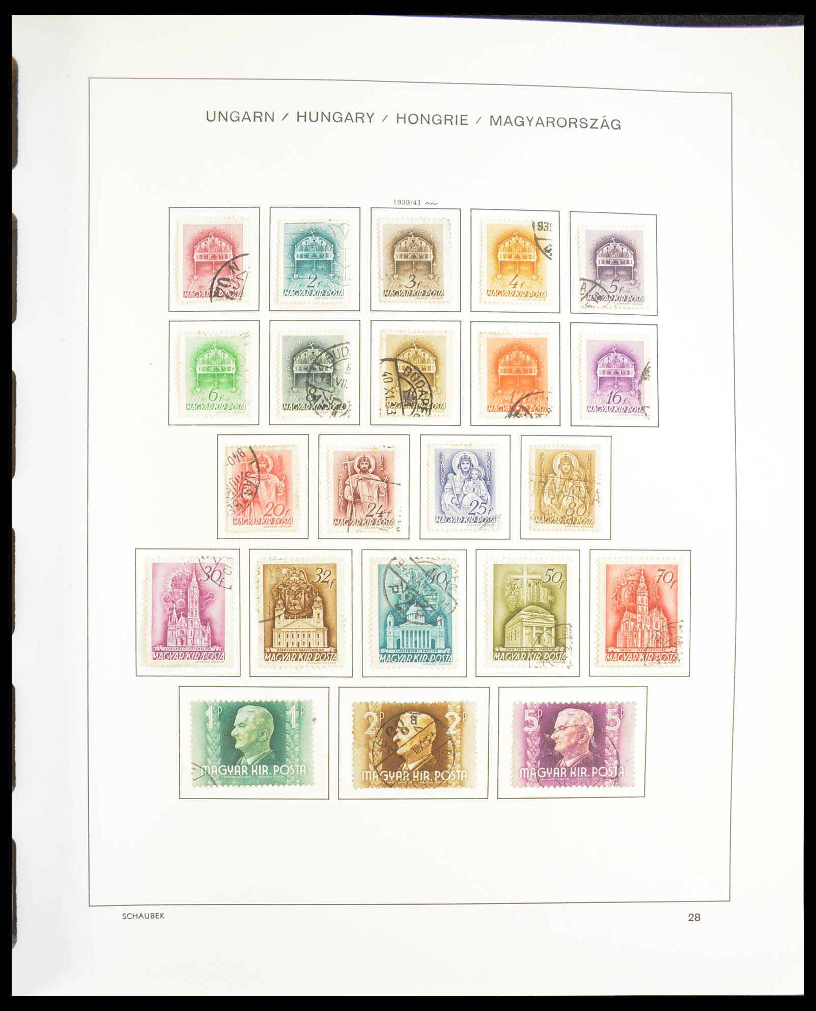28300 039 - 28300 Hongarije 1871-1980.