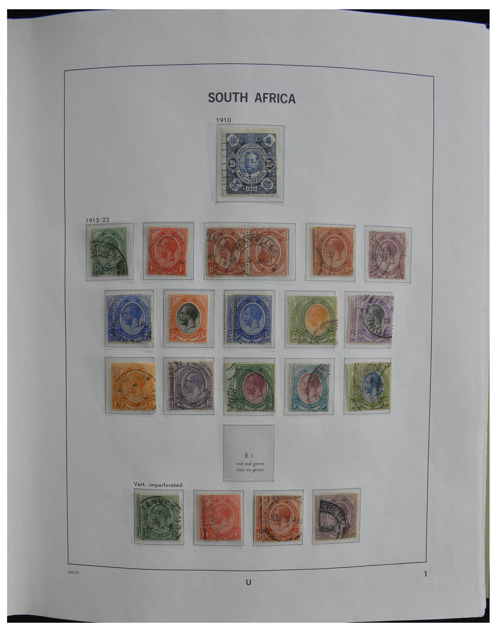 28303 001 - 28303 Zuid Afrika 1910-2003.