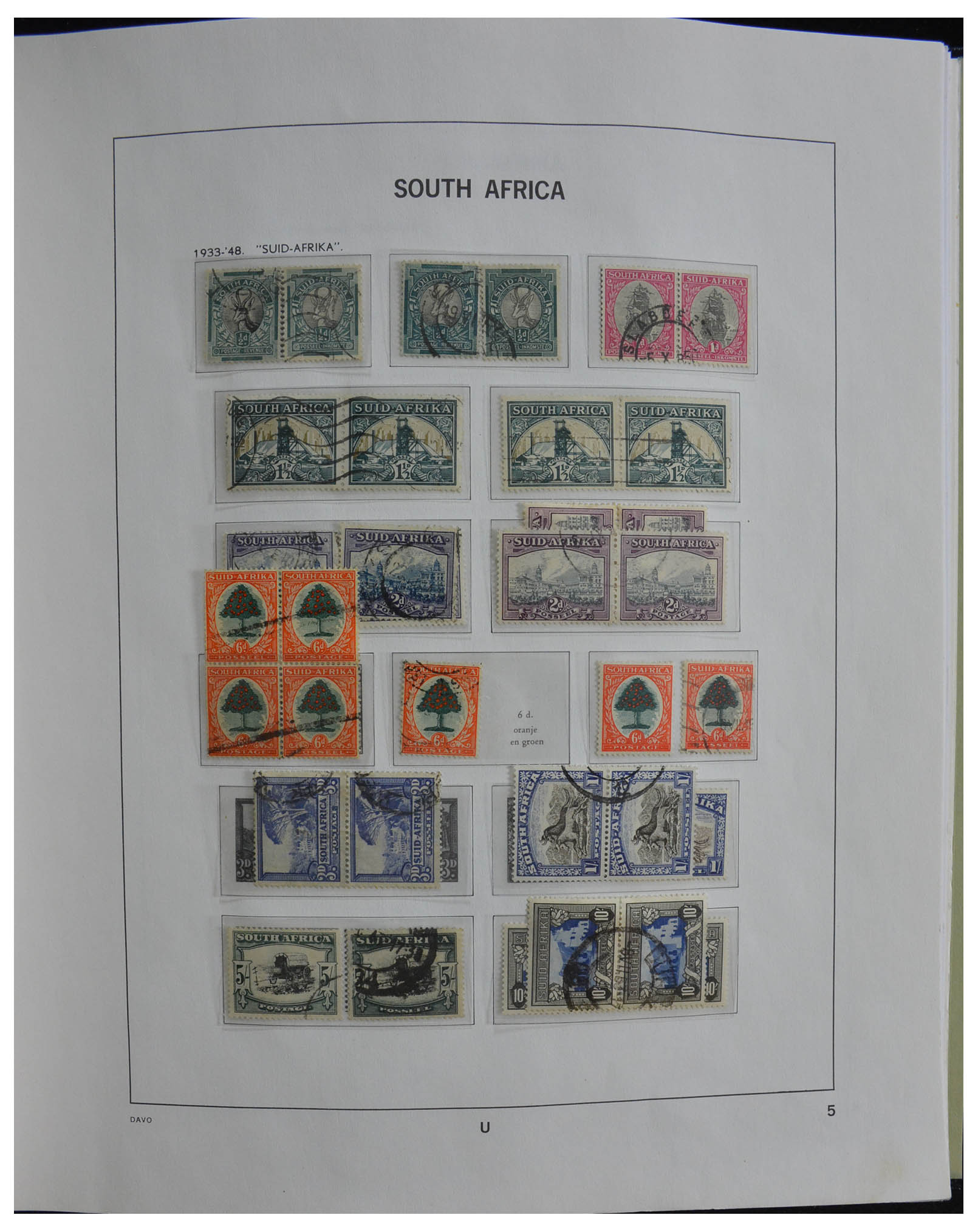 28303 010 - 28303 Zuid Afrika 1910-2003.