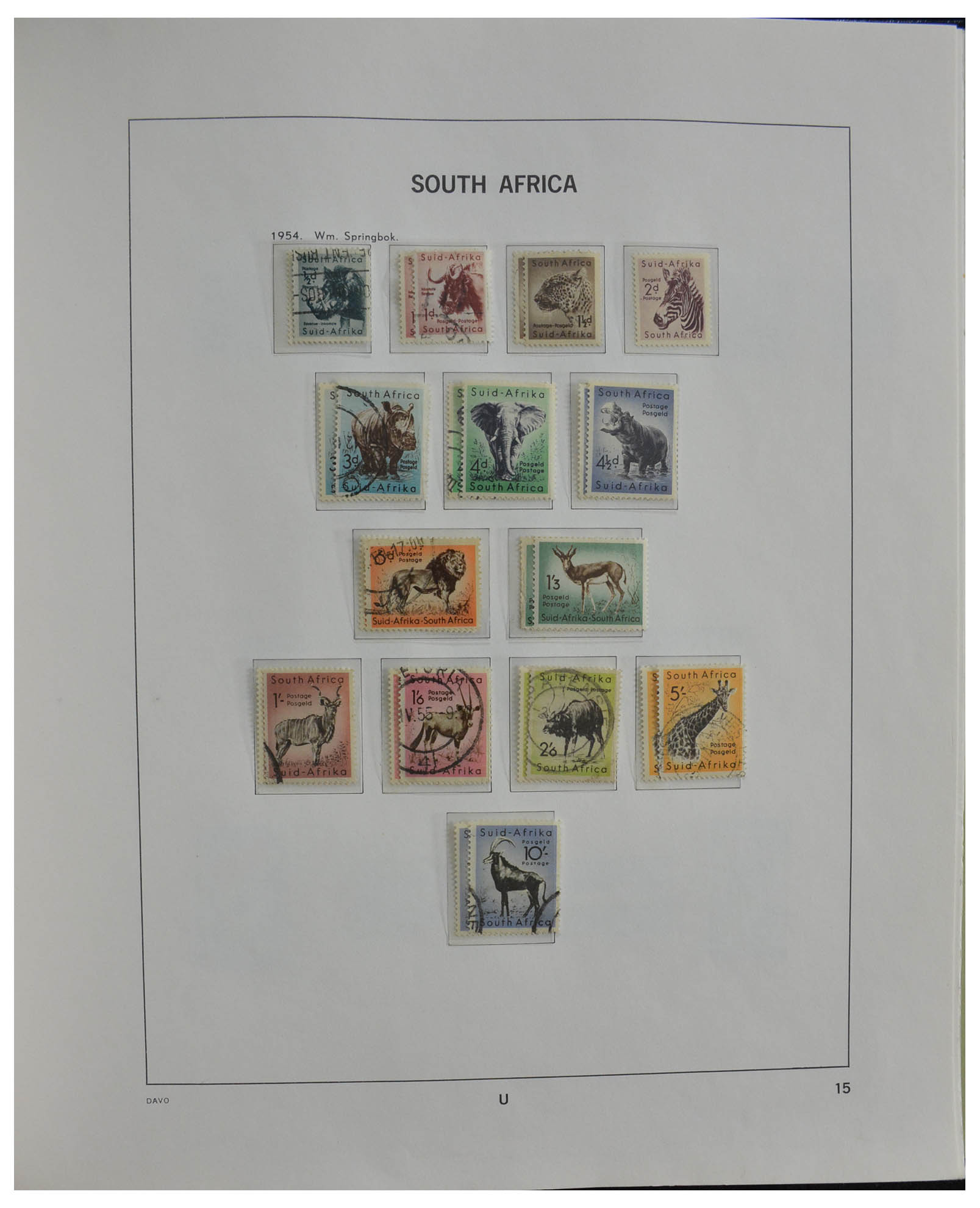 28303 023 - 28303 Zuid Afrika 1910-2003.