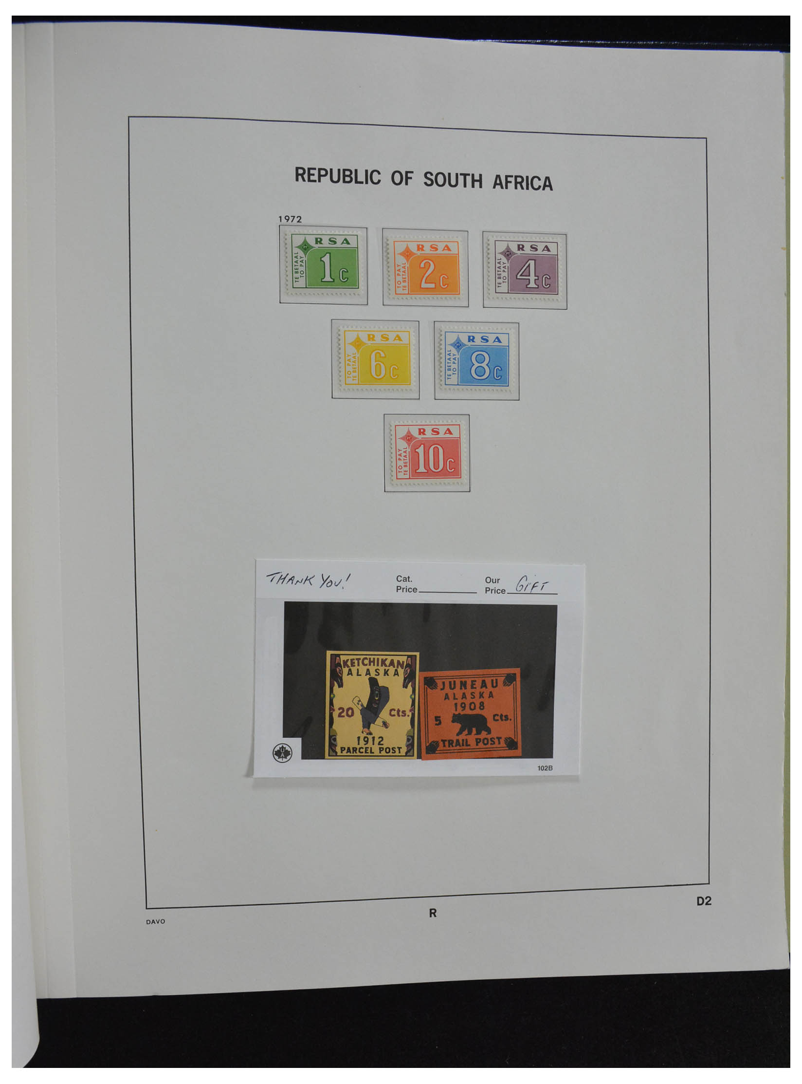 28303 030 - 28303 Zuid Afrika 1910-2003.