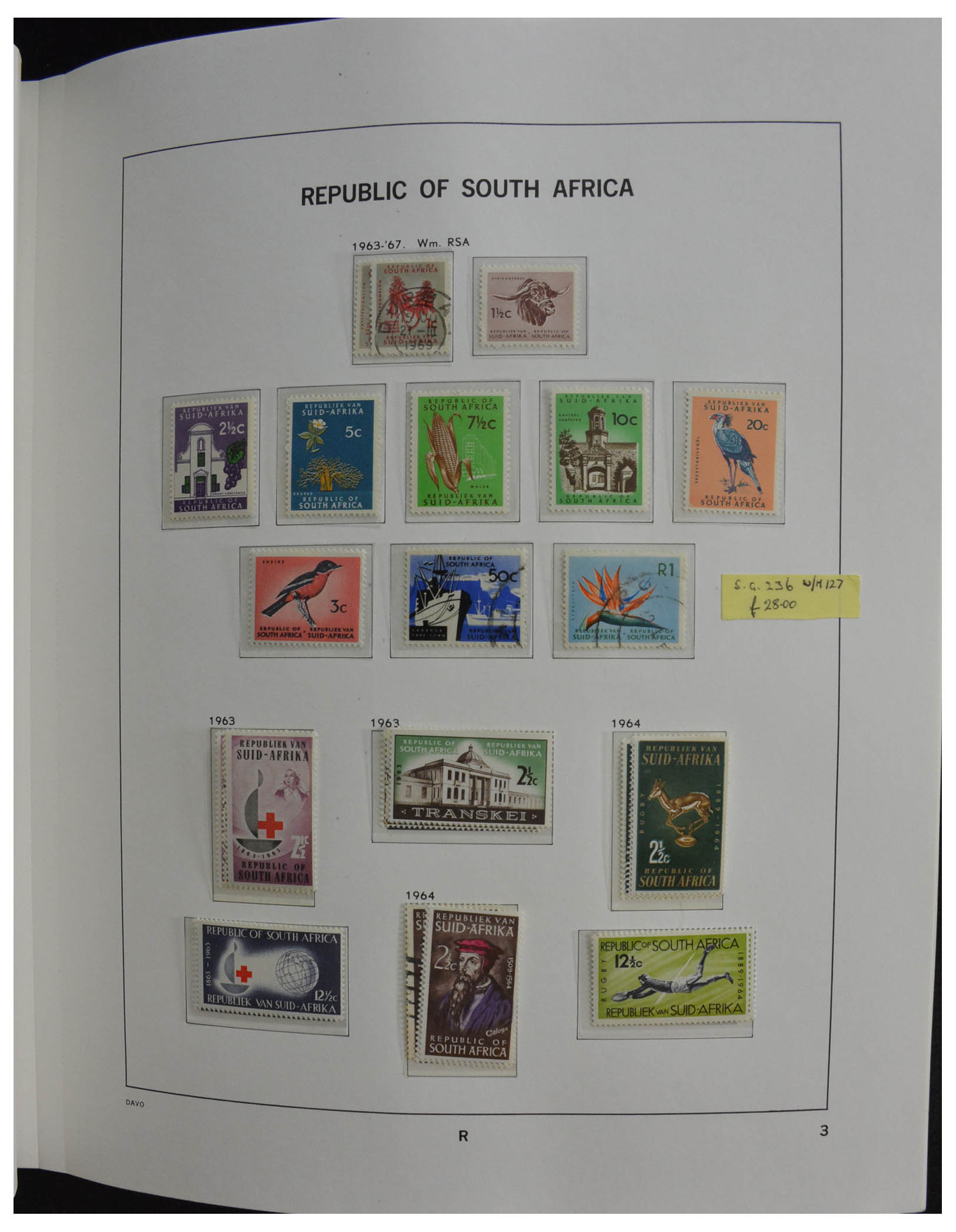 28303 038 - 28303 Zuid Afrika 1910-2003.