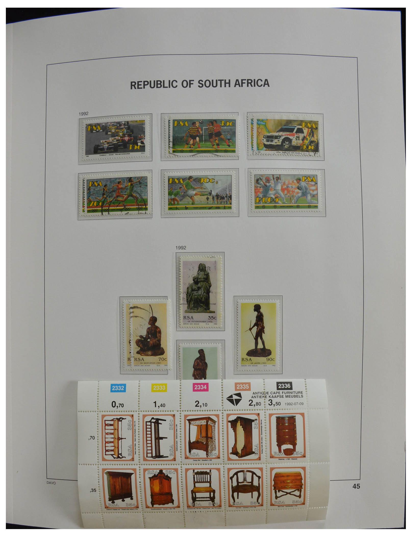 28303 080 - 28303 Zuid Afrika 1910-2003.