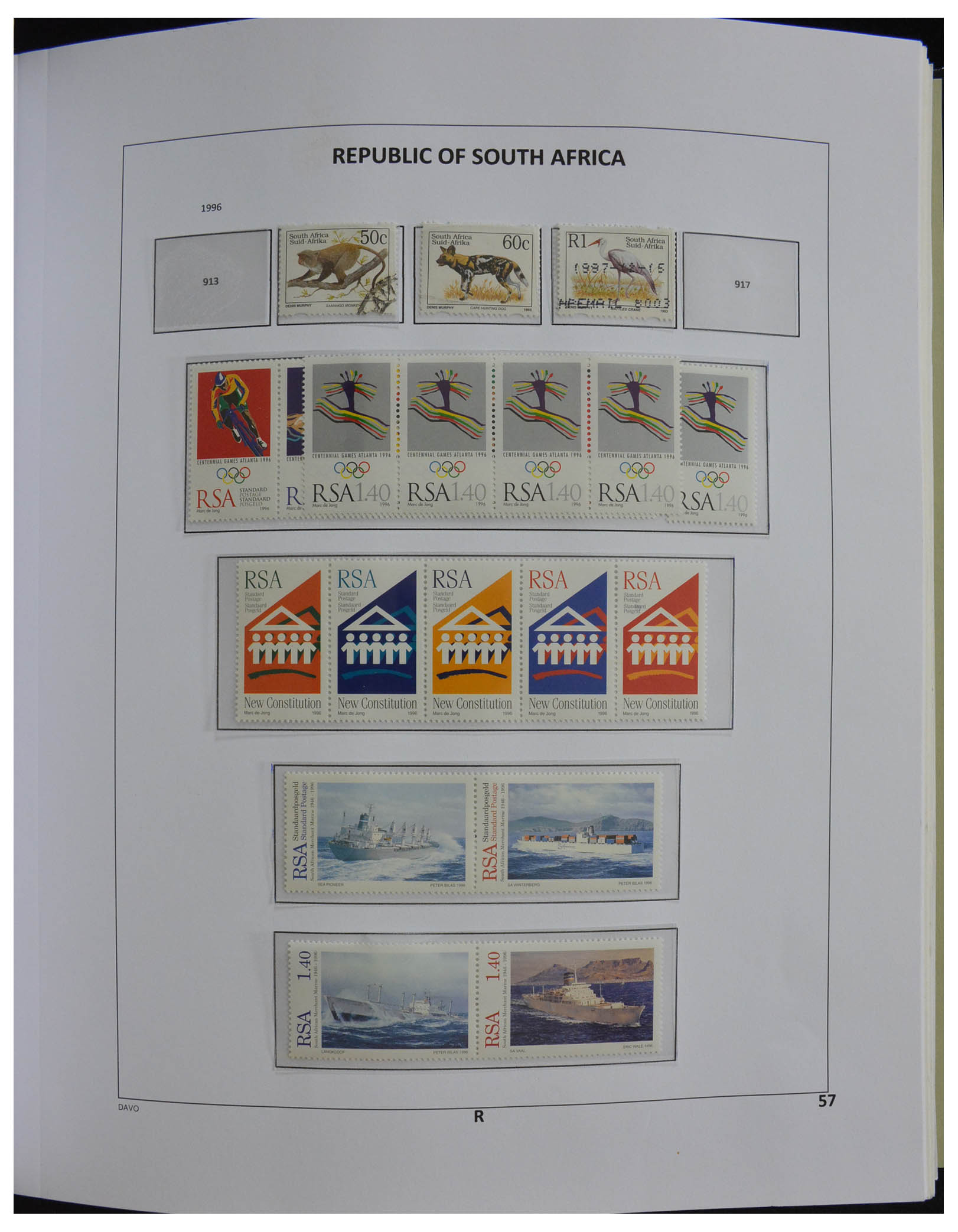 28303 093 - 28303 Zuid Afrika 1910-2003.