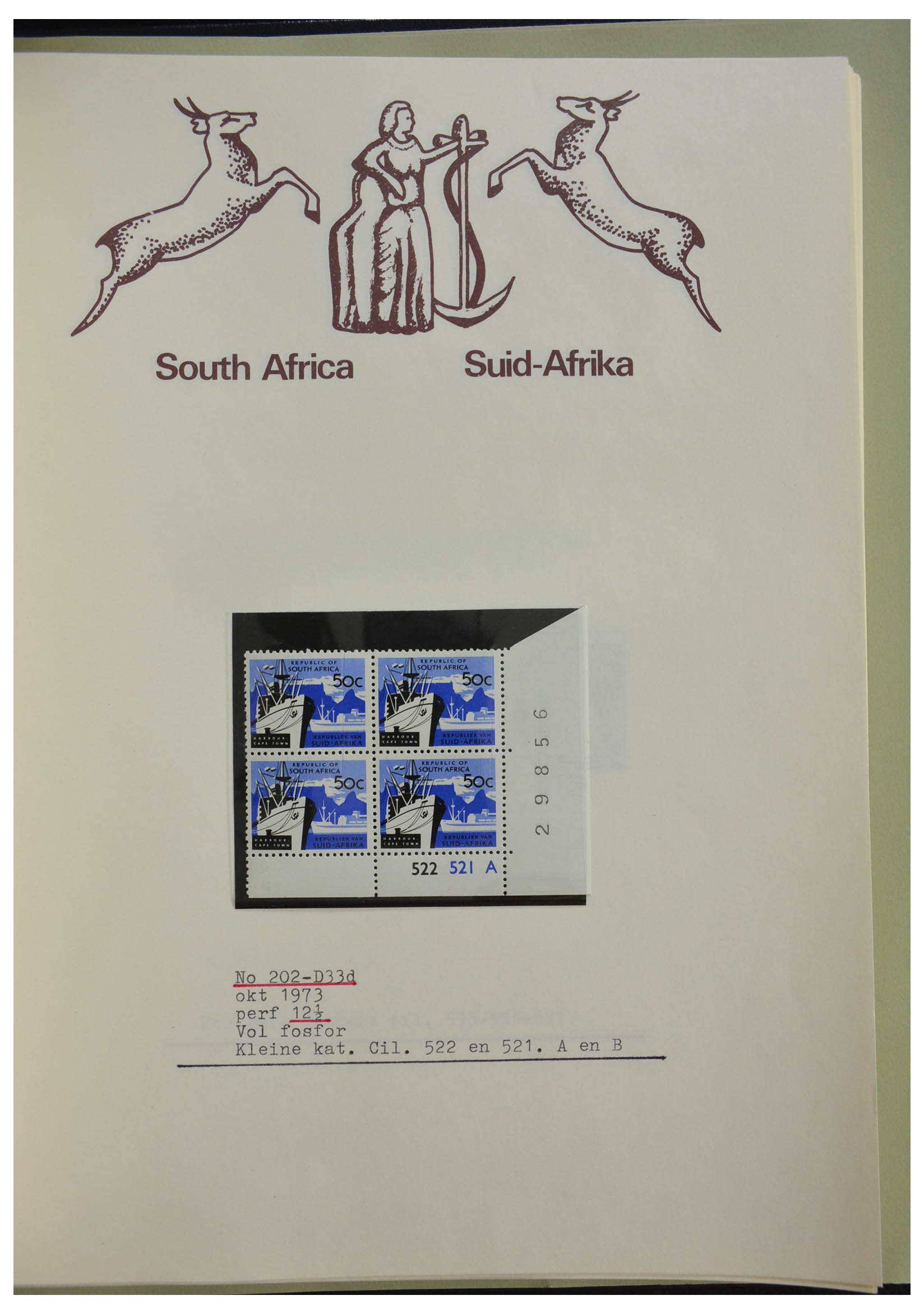 28303 243 - 28303 Zuid Afrika 1910-2003.
