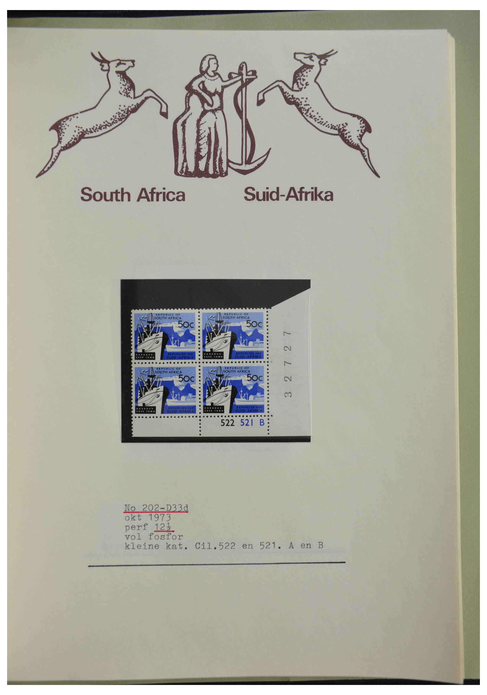 28303 245 - 28303 Zuid Afrika 1910-2003.