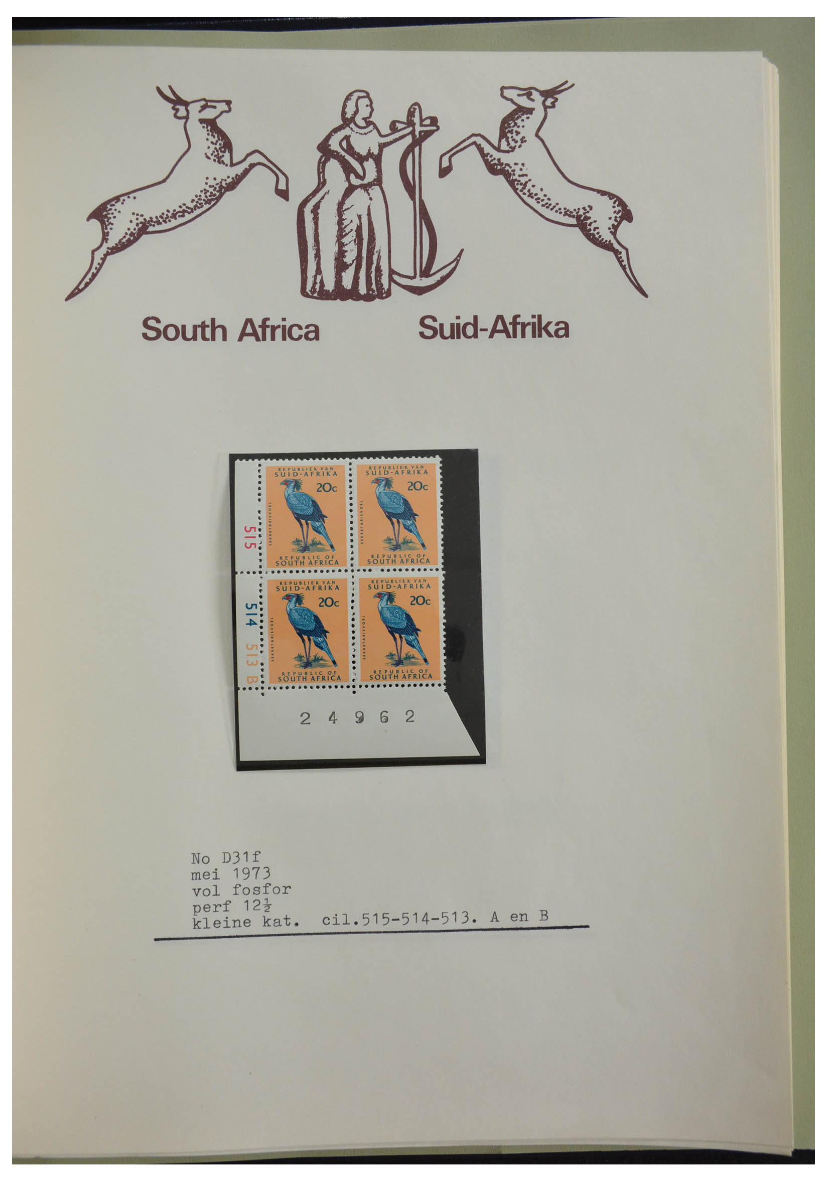 28303 249 - 28303 Zuid Afrika 1910-2003.