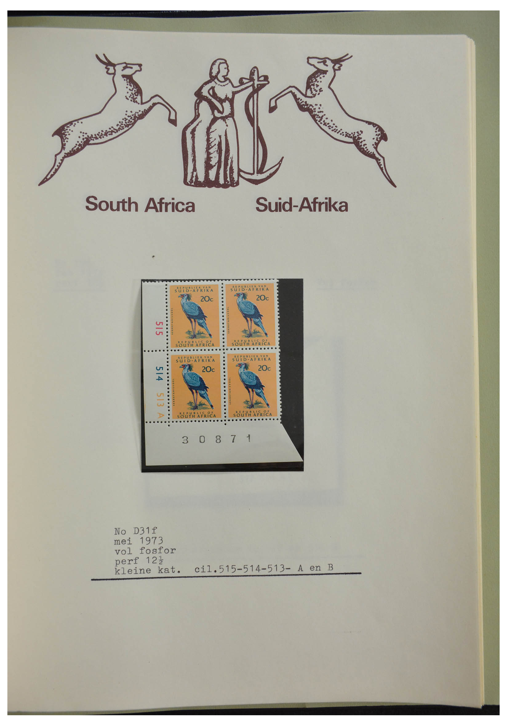 28303 250 - 28303 Zuid Afrika 1910-2003.