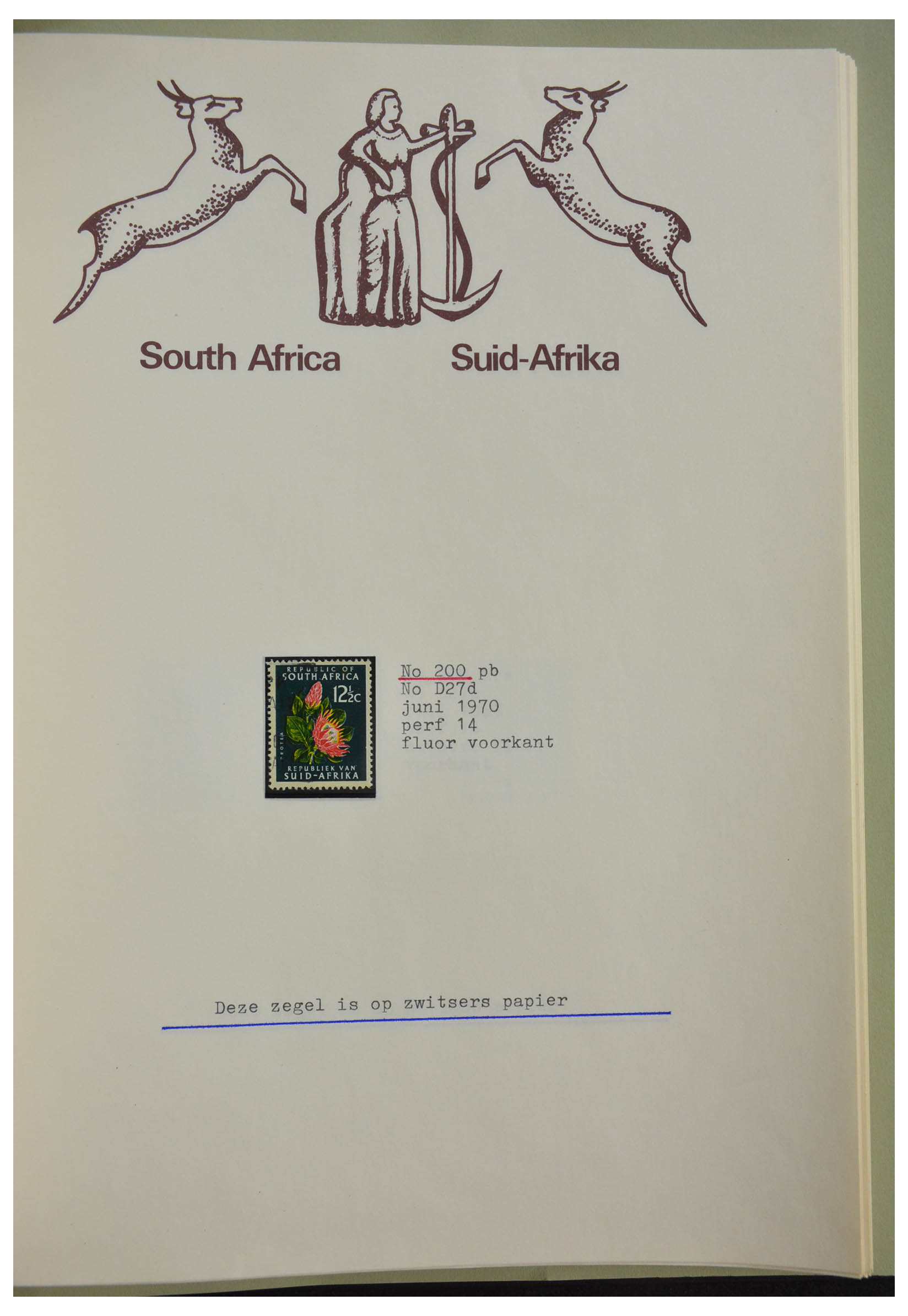 28303 259 - 28303 Zuid Afrika 1910-2003.