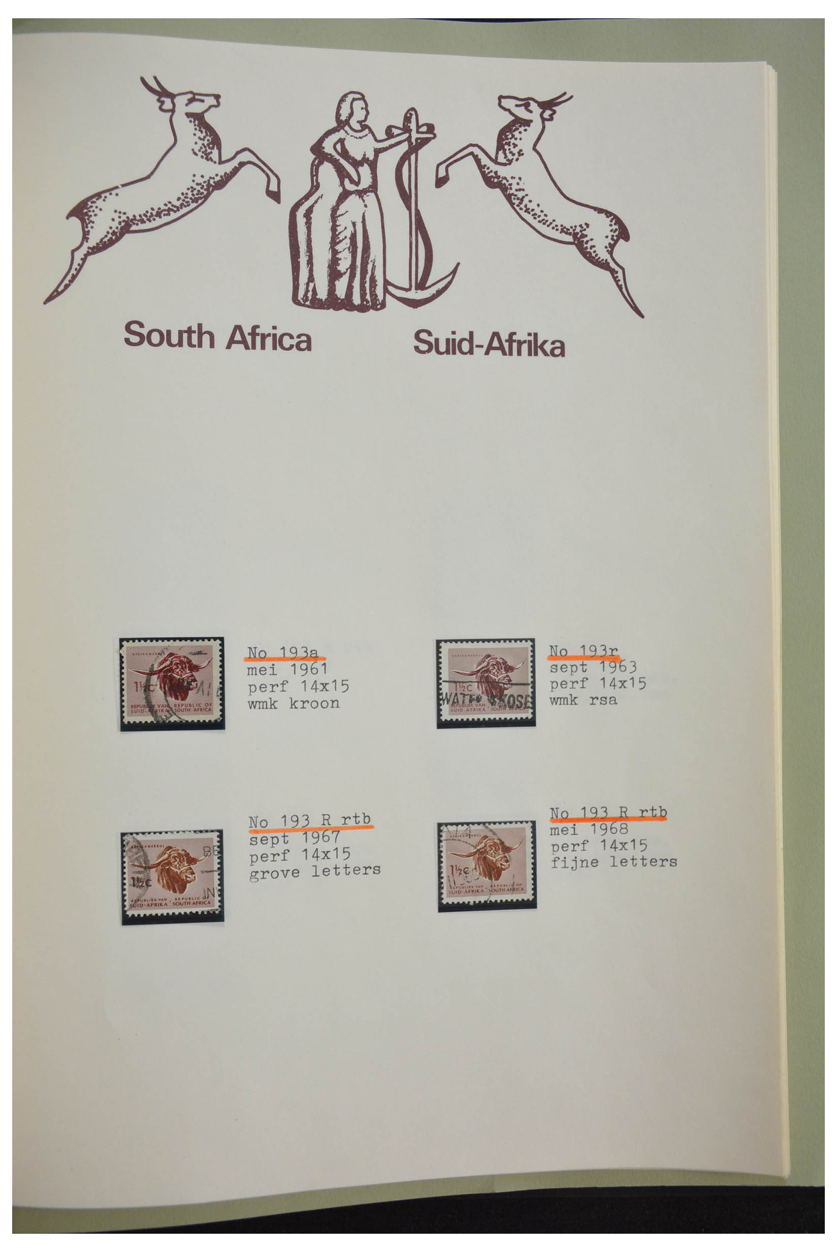 28303 281 - 28303 Zuid Afrika 1910-2003.