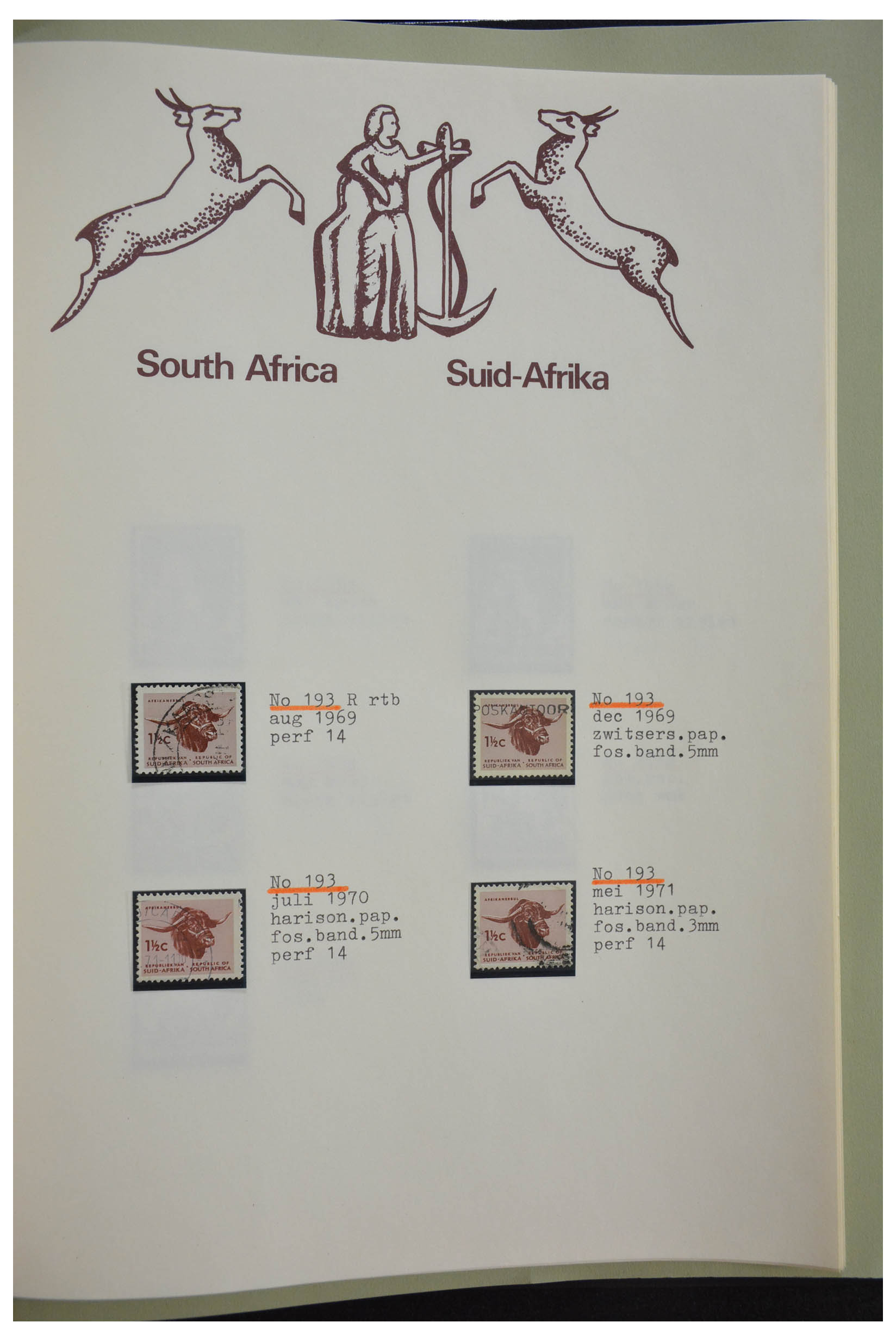 28303 282 - 28303 Zuid Afrika 1910-2003.