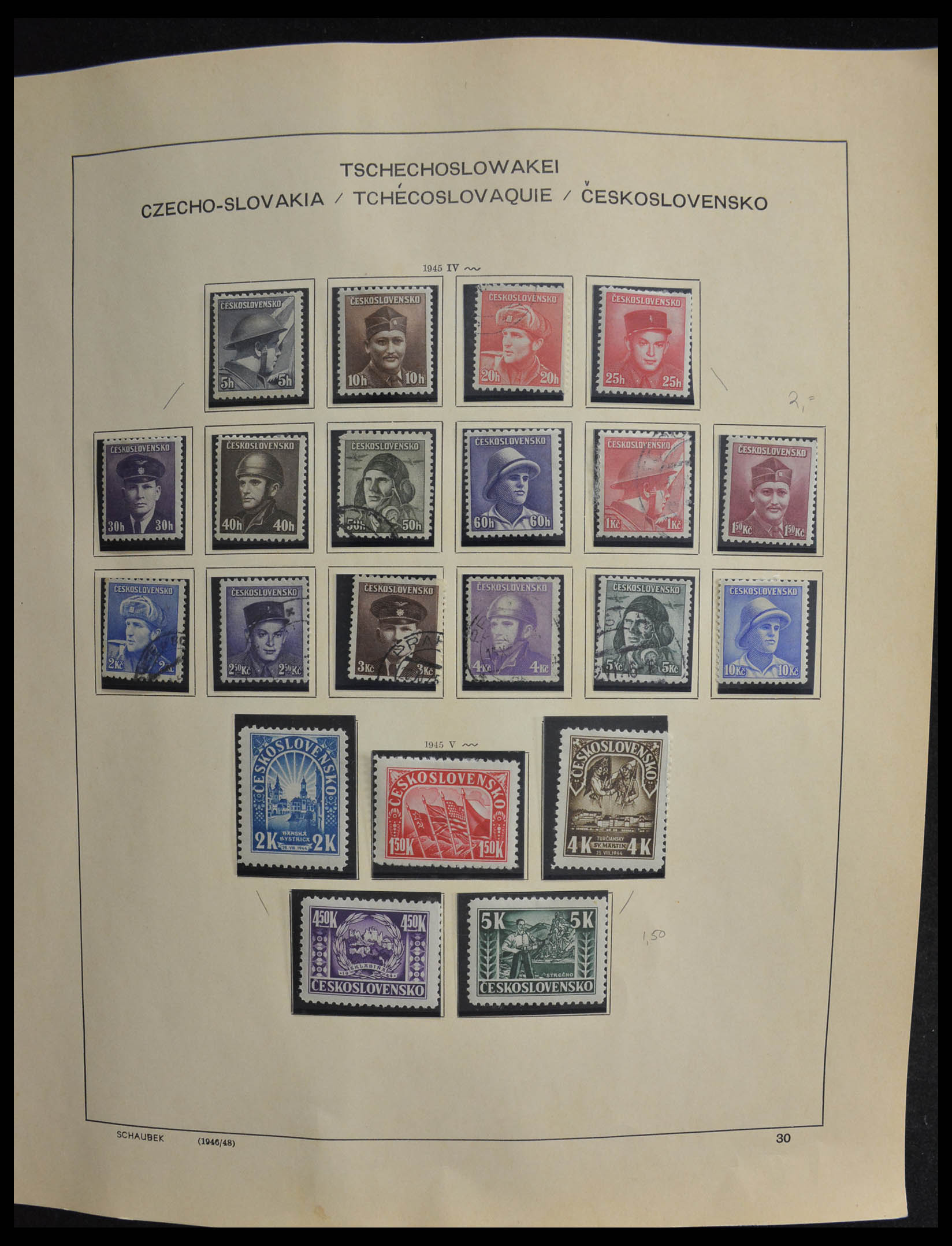 28305 057 - 28305 Tsjechoslowakije 1918-1992.