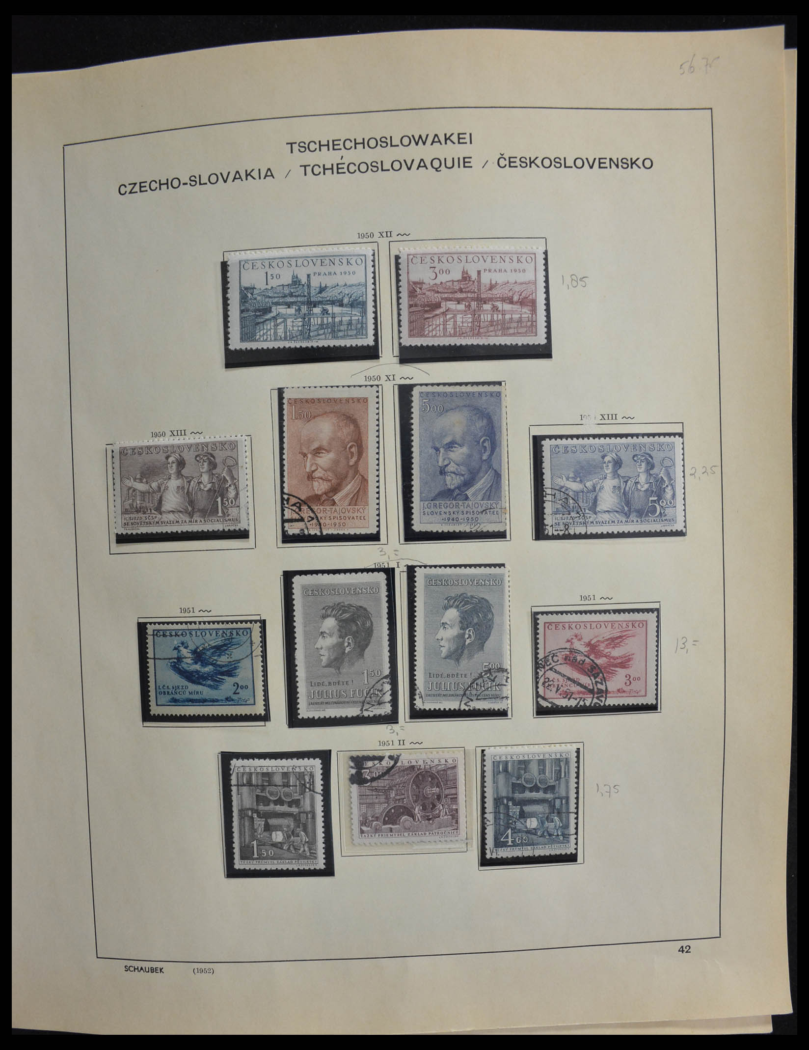 28305 072 - 28305 Czechoslovakia 1918-1992.