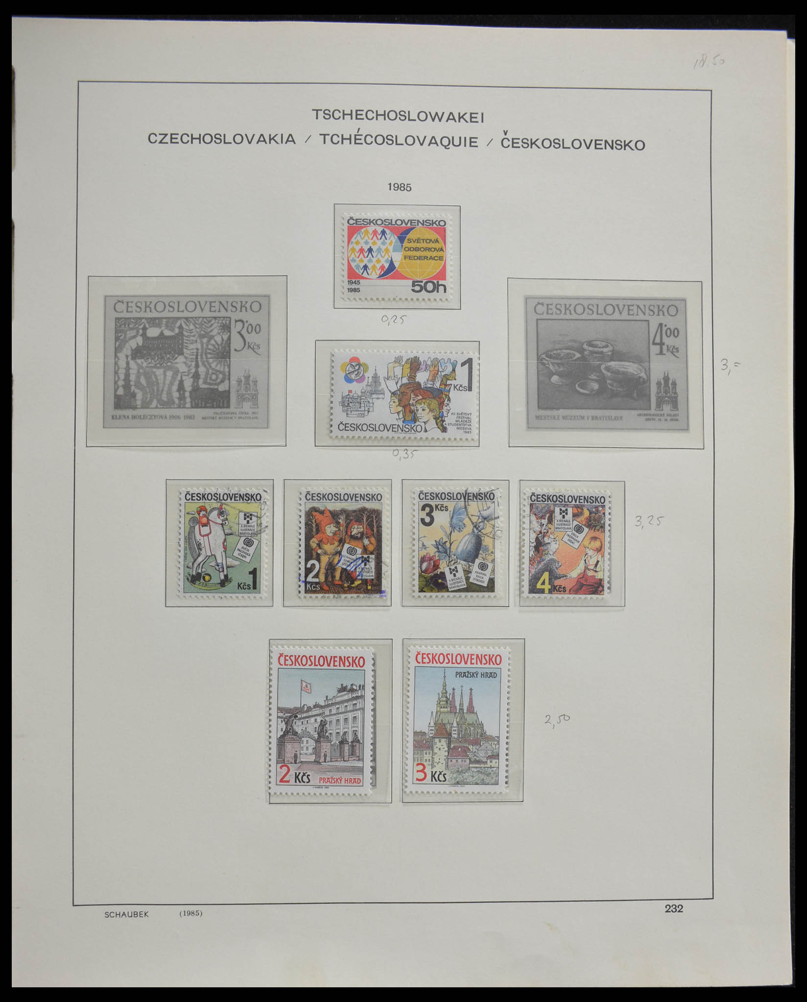 28305 304 - 28305 Czechoslovakia 1918-1992.