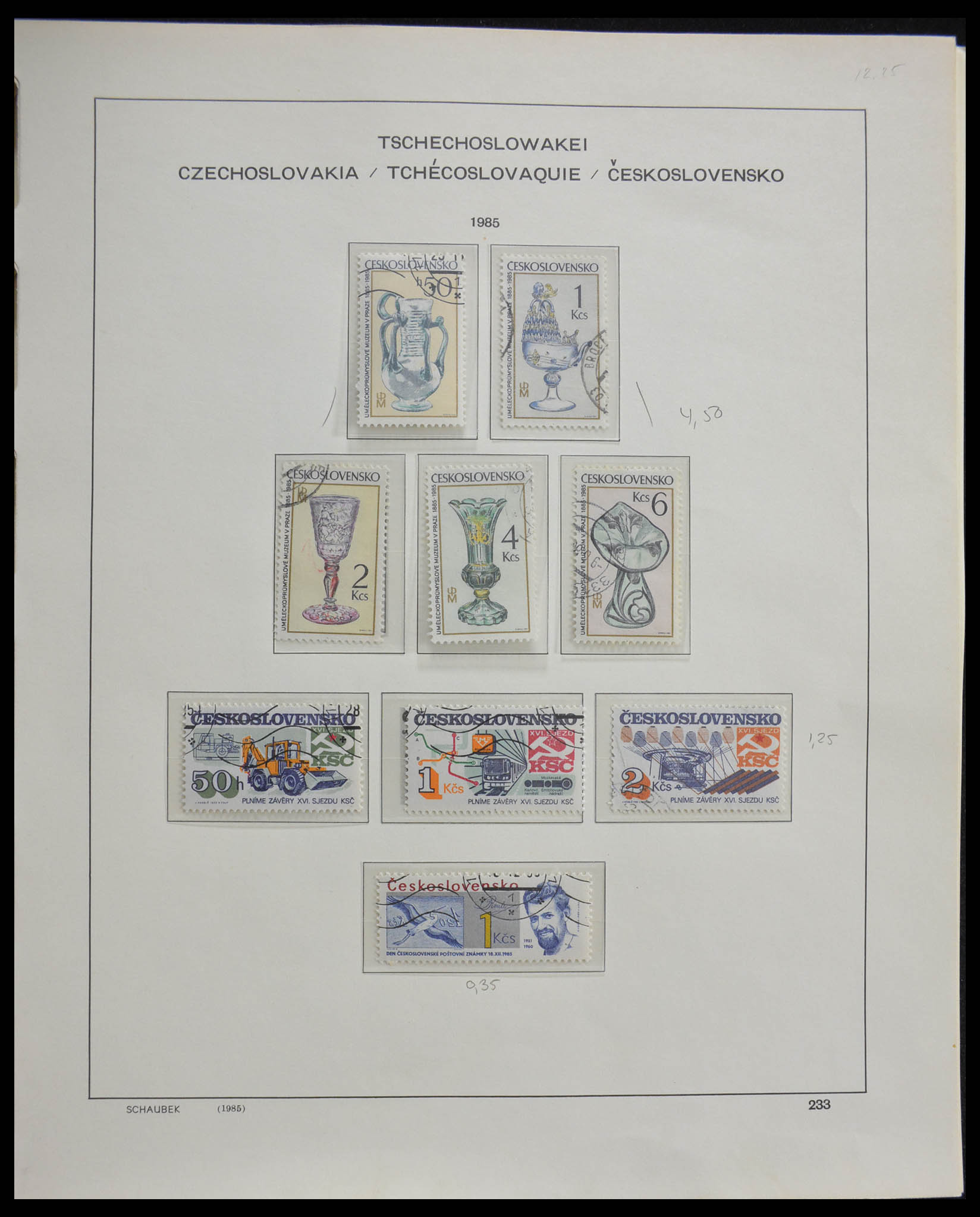 28305 305 - 28305 Czechoslovakia 1918-1992.