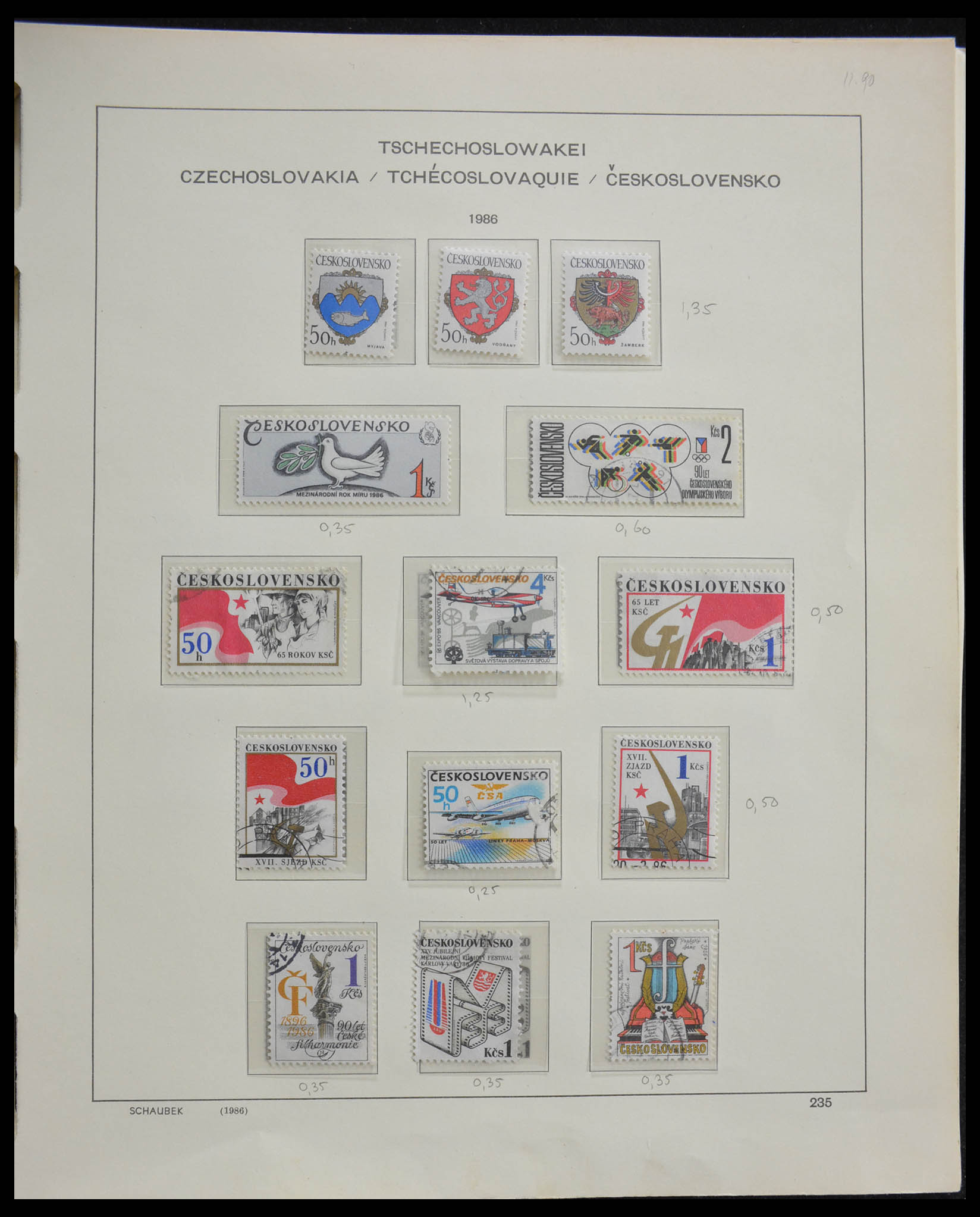 28305 309 - 28305 Tsjechoslowakije 1918-1992.