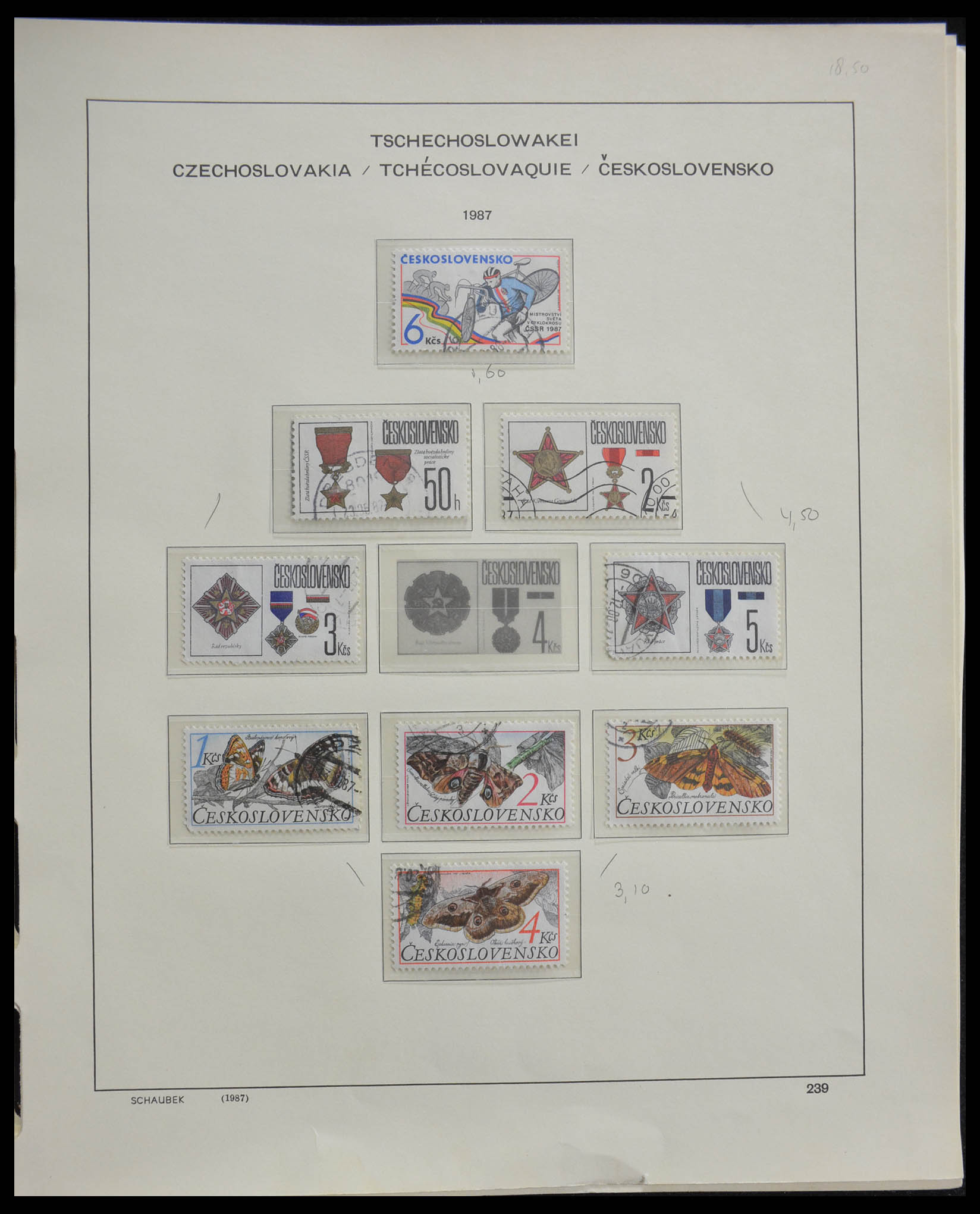 28305 313 - 28305 Tsjechoslowakije 1918-1992.