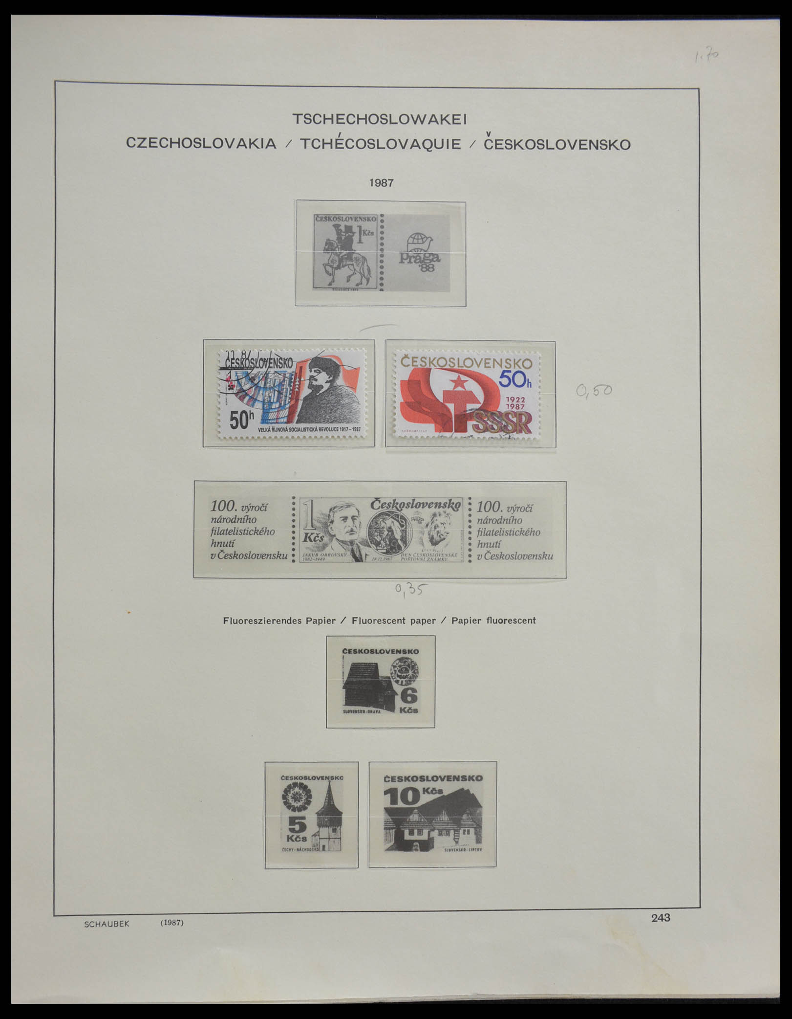 28305 317 - 28305 Tsjechoslowakije 1918-1992.