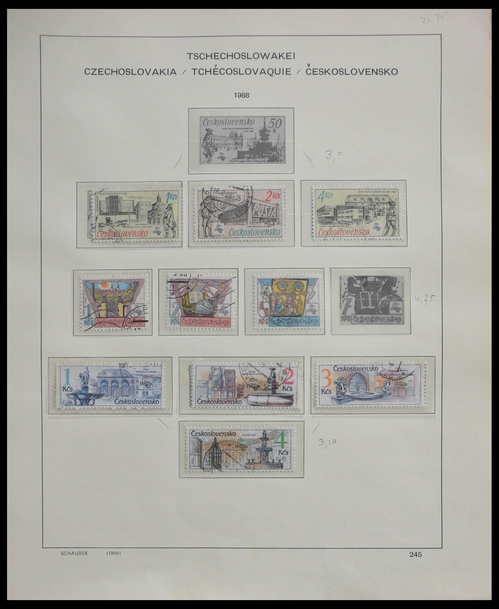 28305 320 - 28305 Tsjechoslowakije 1918-1992.