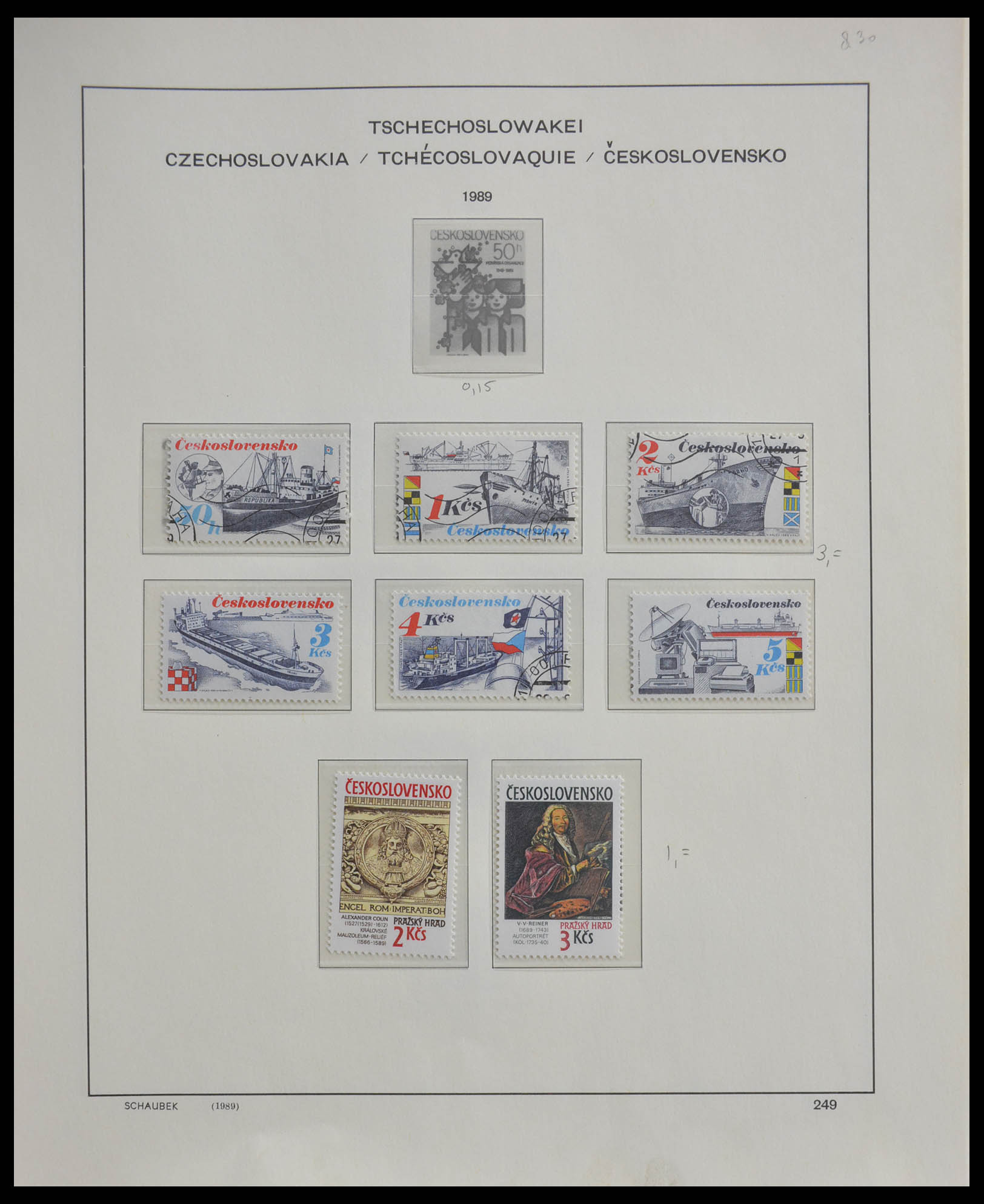 28305 329 - 28305 Tsjechoslowakije 1918-1992.