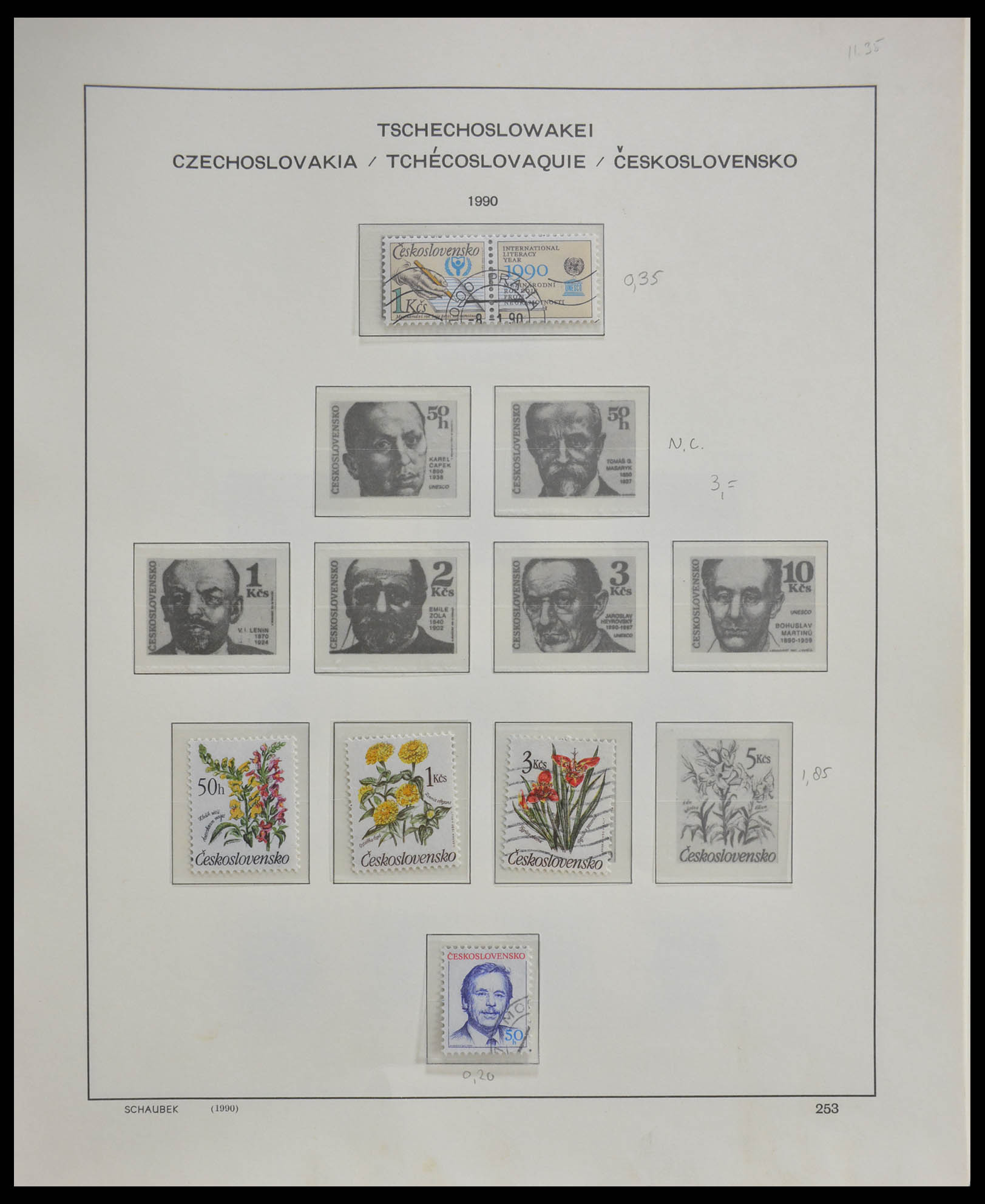 28305 333 - 28305 Tsjechoslowakije 1918-1992.