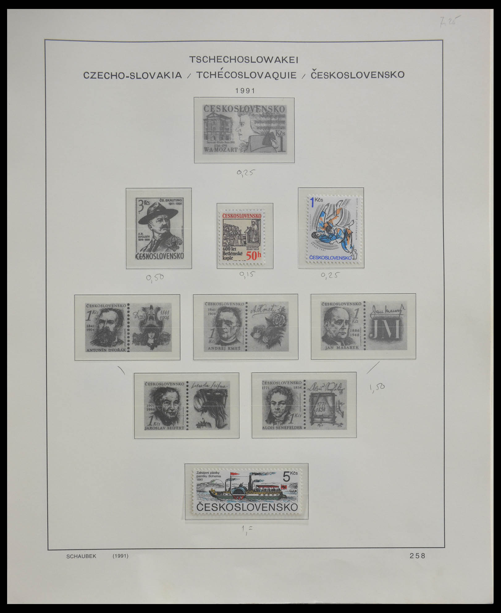 28305 338 - 28305 Tsjechoslowakije 1918-1992.