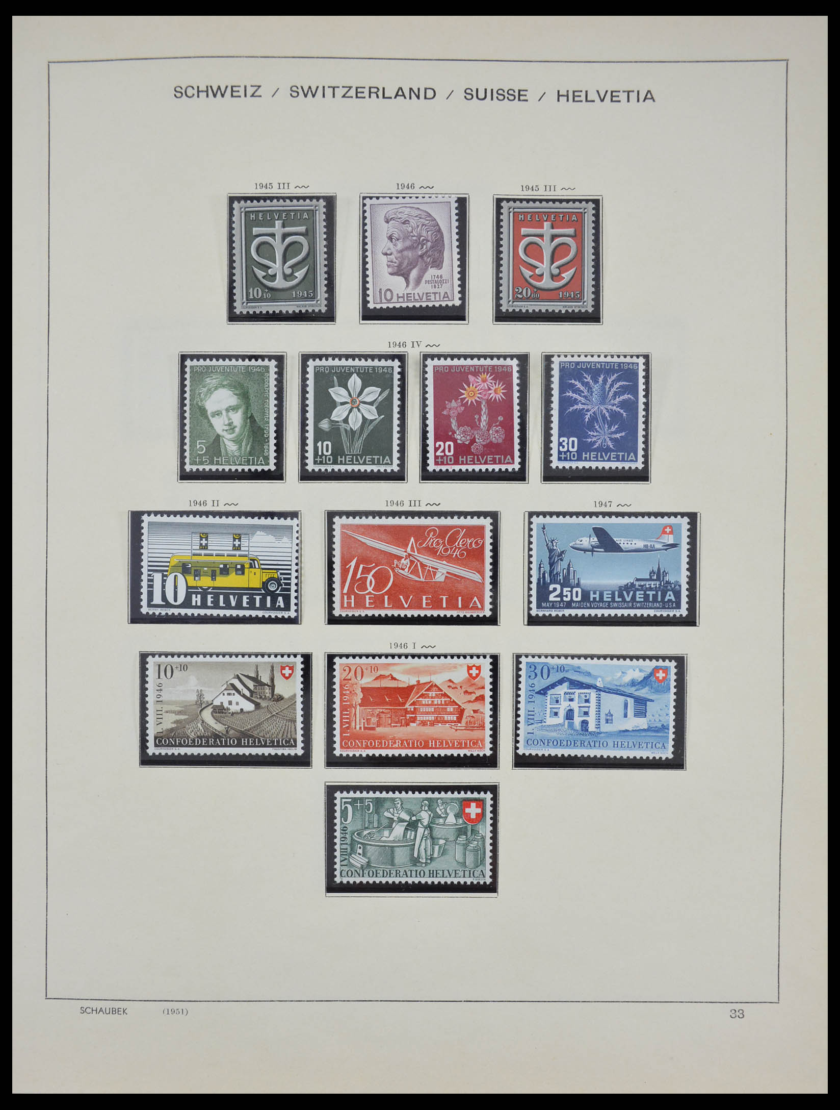 28316 036 - 28316 Switzerland 1862-1983.