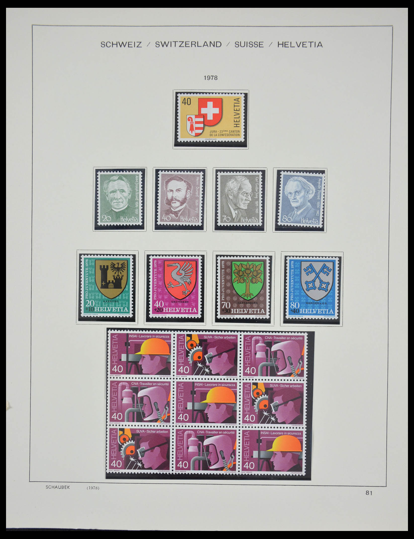 28316 095 - 28316 Switzerland 1862-1983.