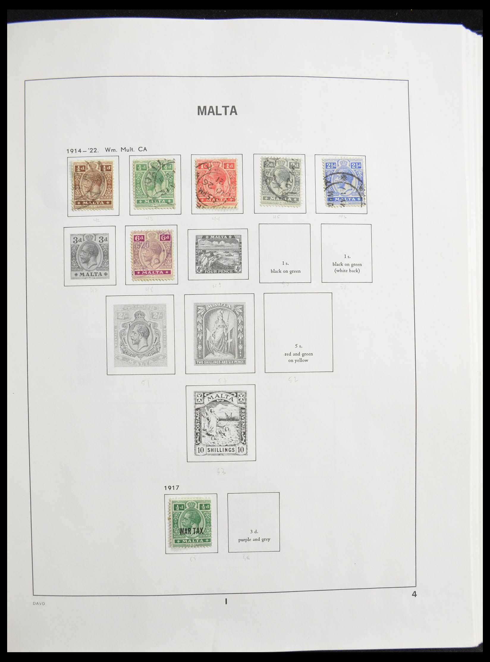 28321 004 - 28321 Malta 1882-1989.
