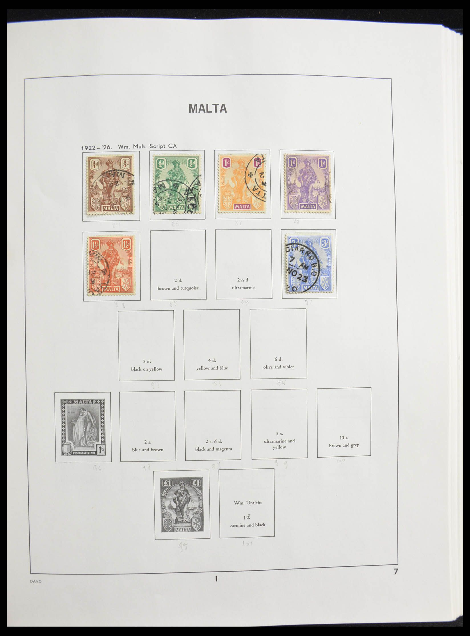 28321 007 - 28321 Malta 1882-1989.