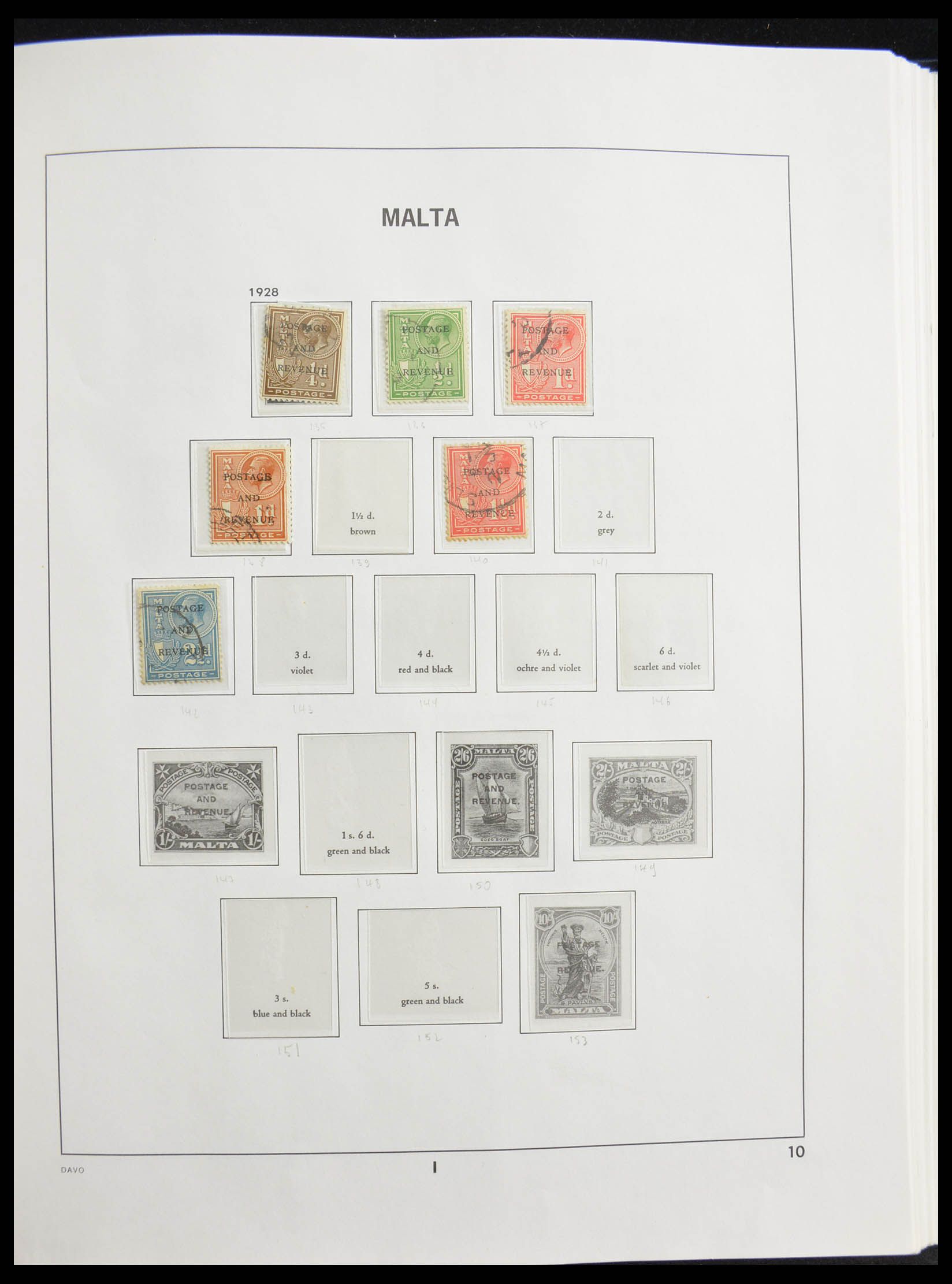 28321 010 - 28321 Malta 1882-1989.