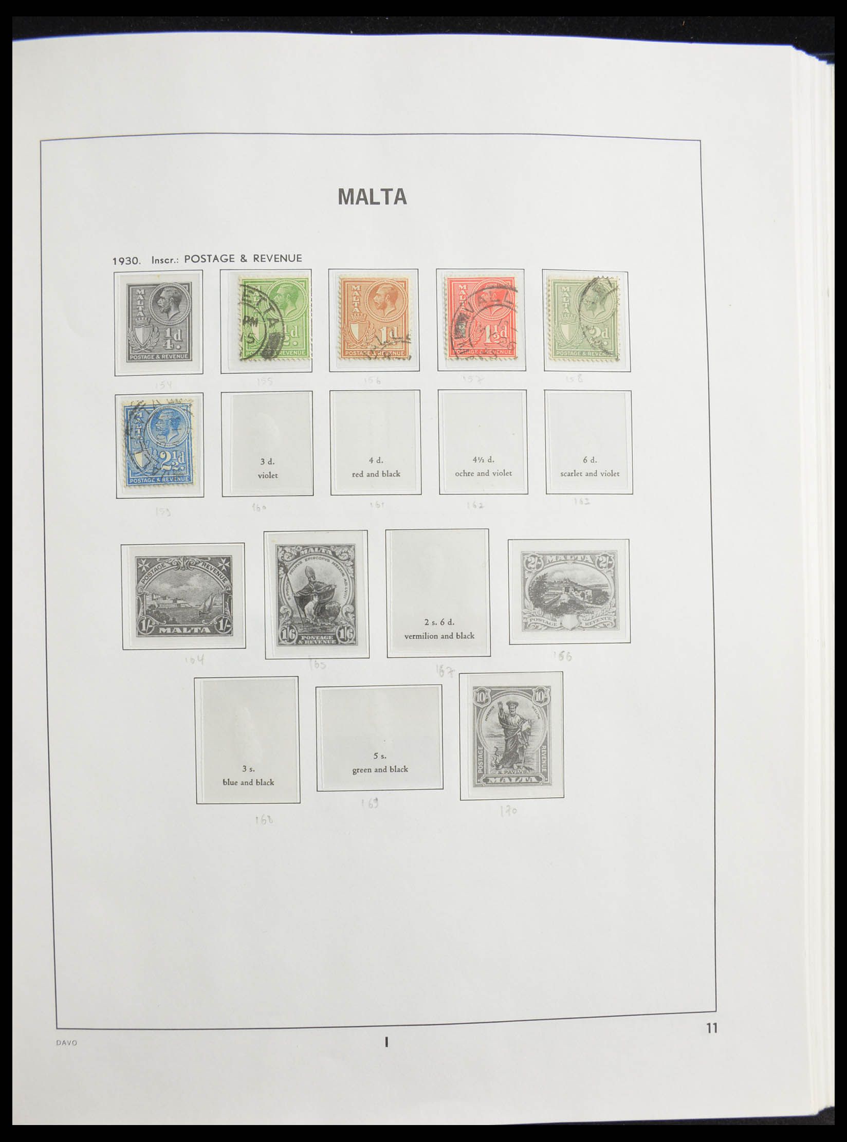 28321 011 - 28321 Malta 1882-1989.