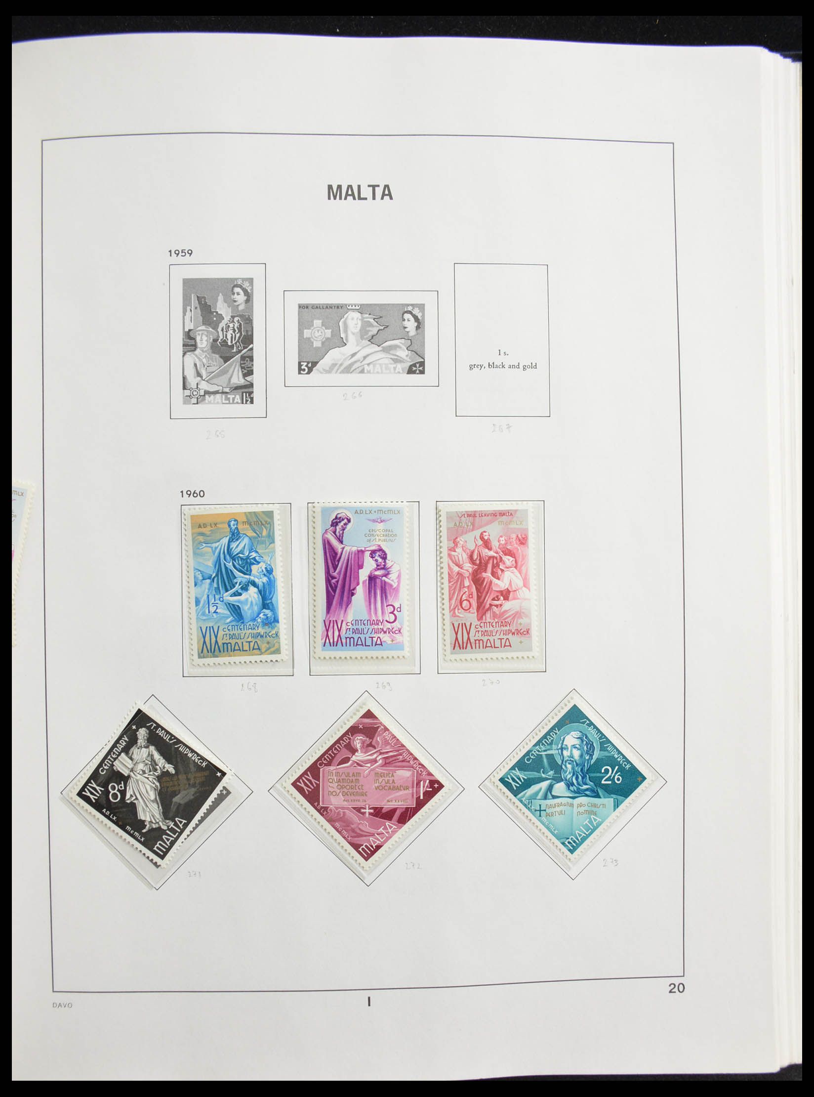 28321 020 - 28321 Malta 1882-1989.