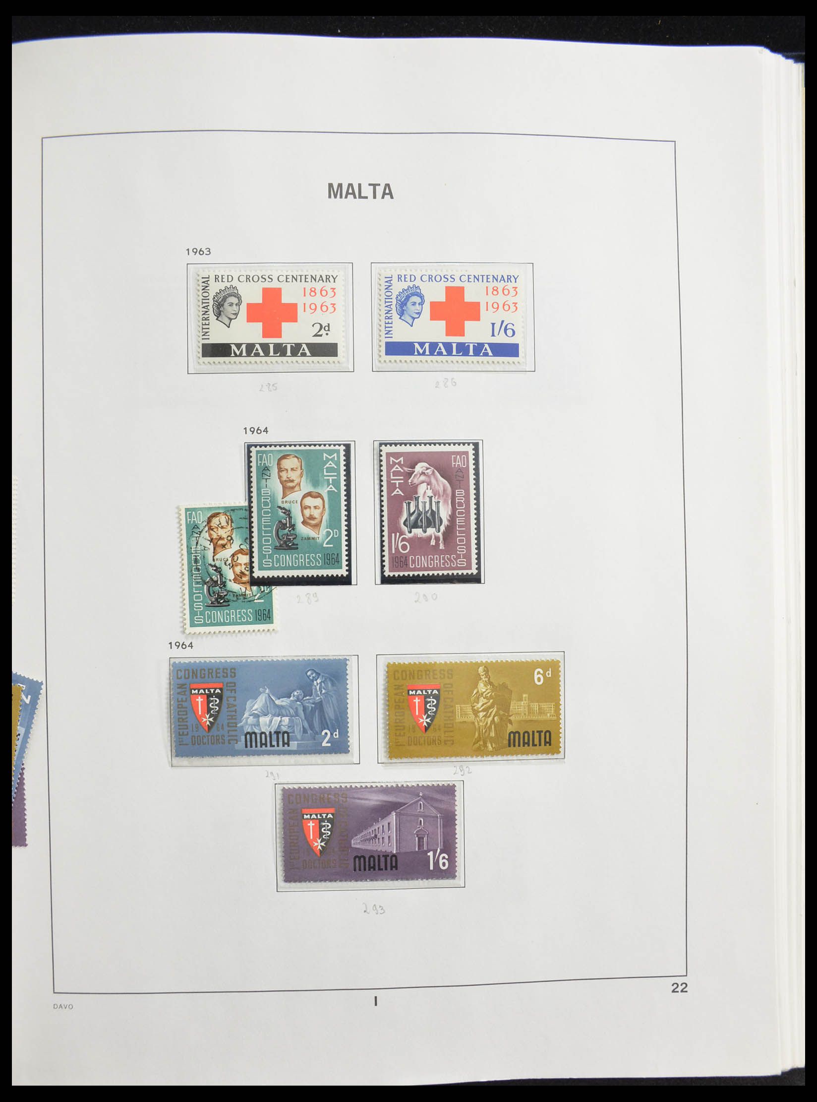 28321 022 - 28321 Malta 1882-1989.
