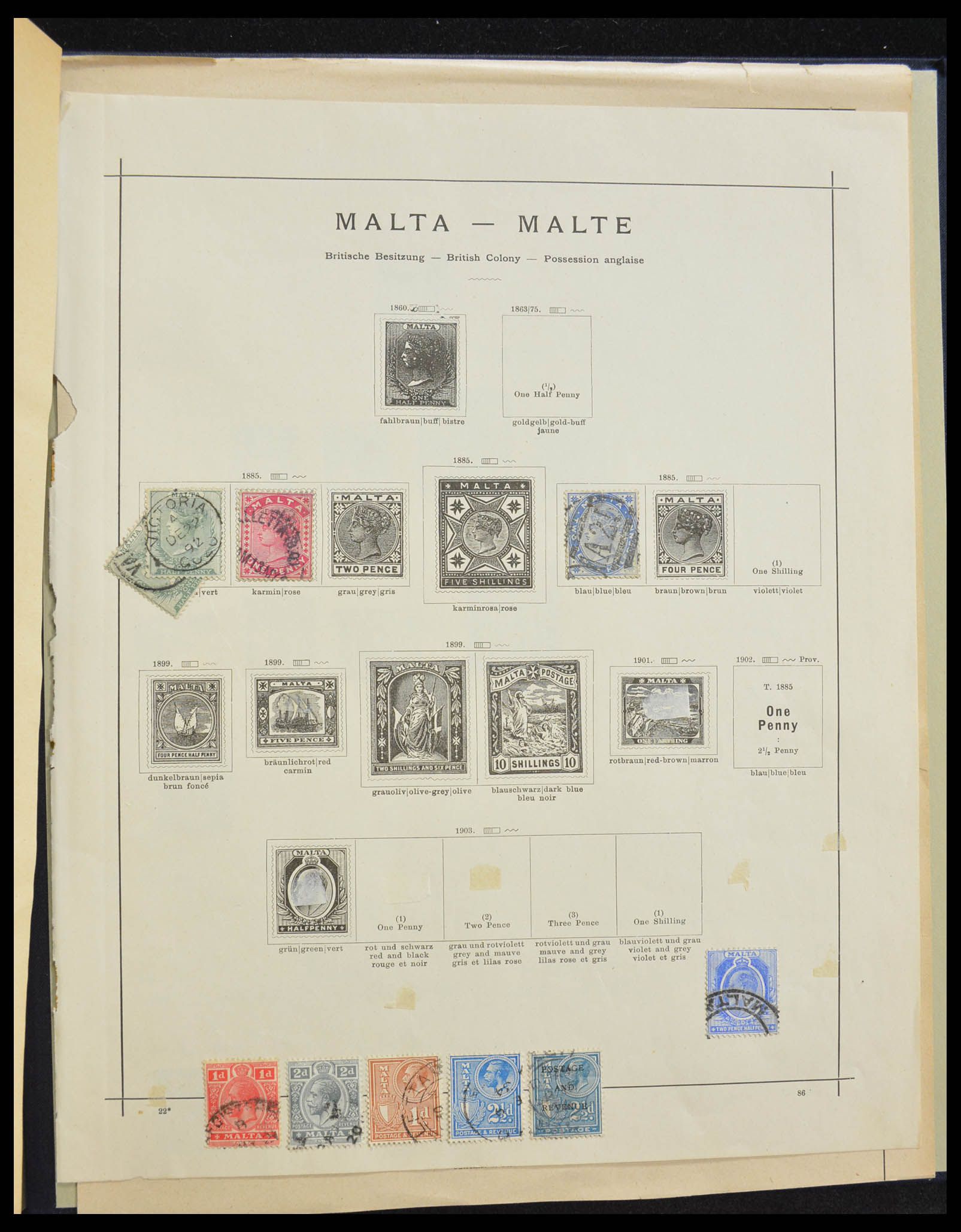 28321 074 - 28321 Malta 1882-1989.