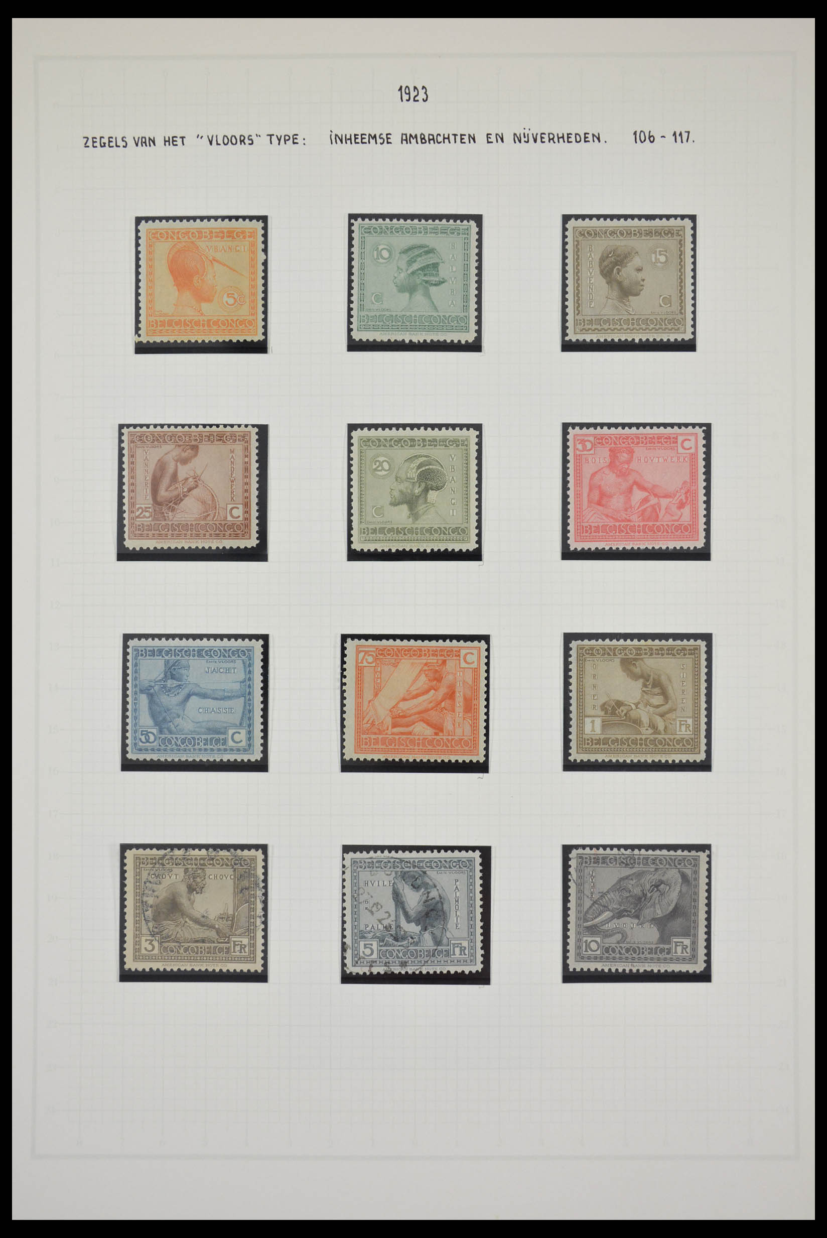 28328 014 - 28328 Belgisch Congo 1886-1971.